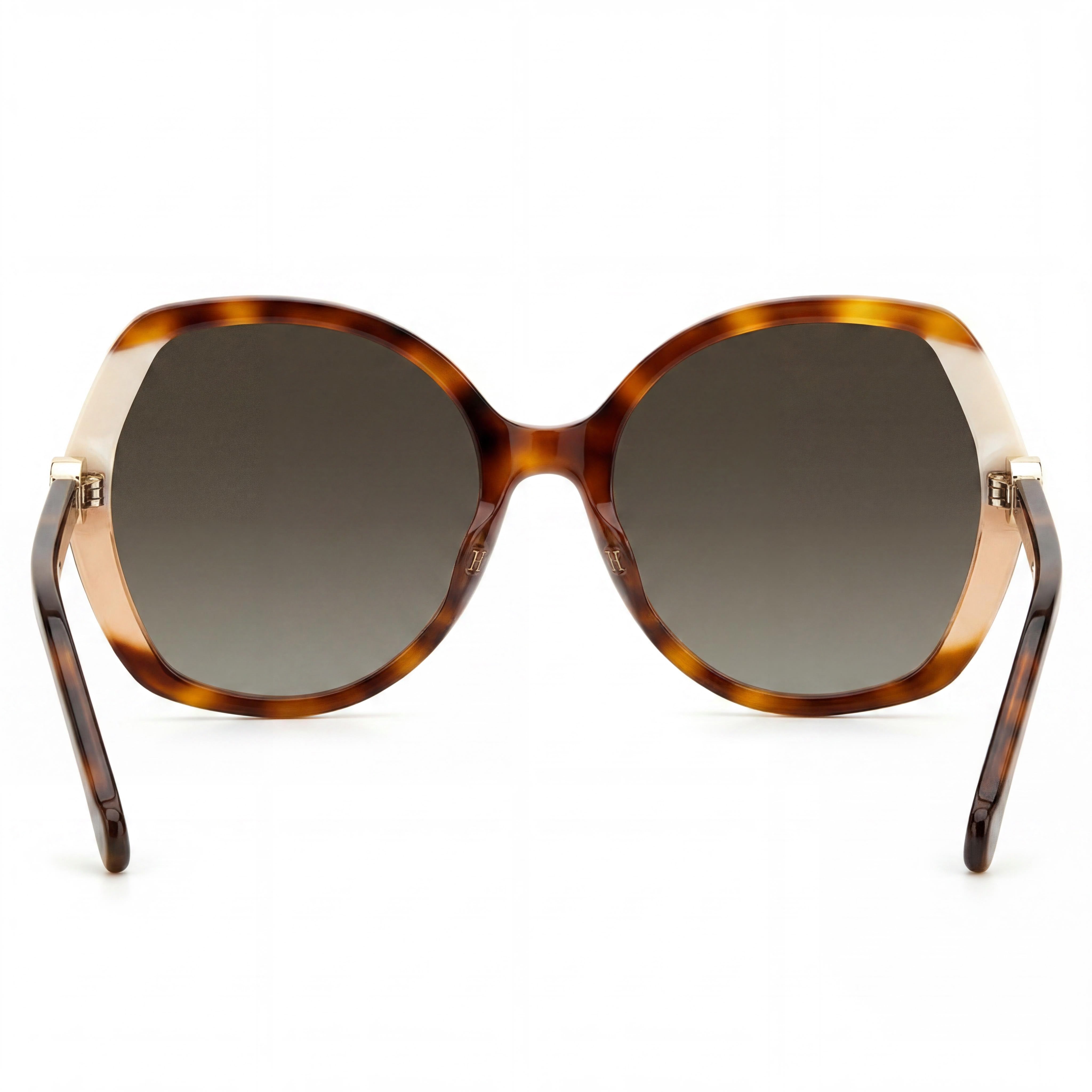 Gafas de sol Carolina Herrera Ch 0051/S para mujer, de acetato color marfil habano, mariposa, marrón degradado, protección UV, 58-20-145, Photo 4