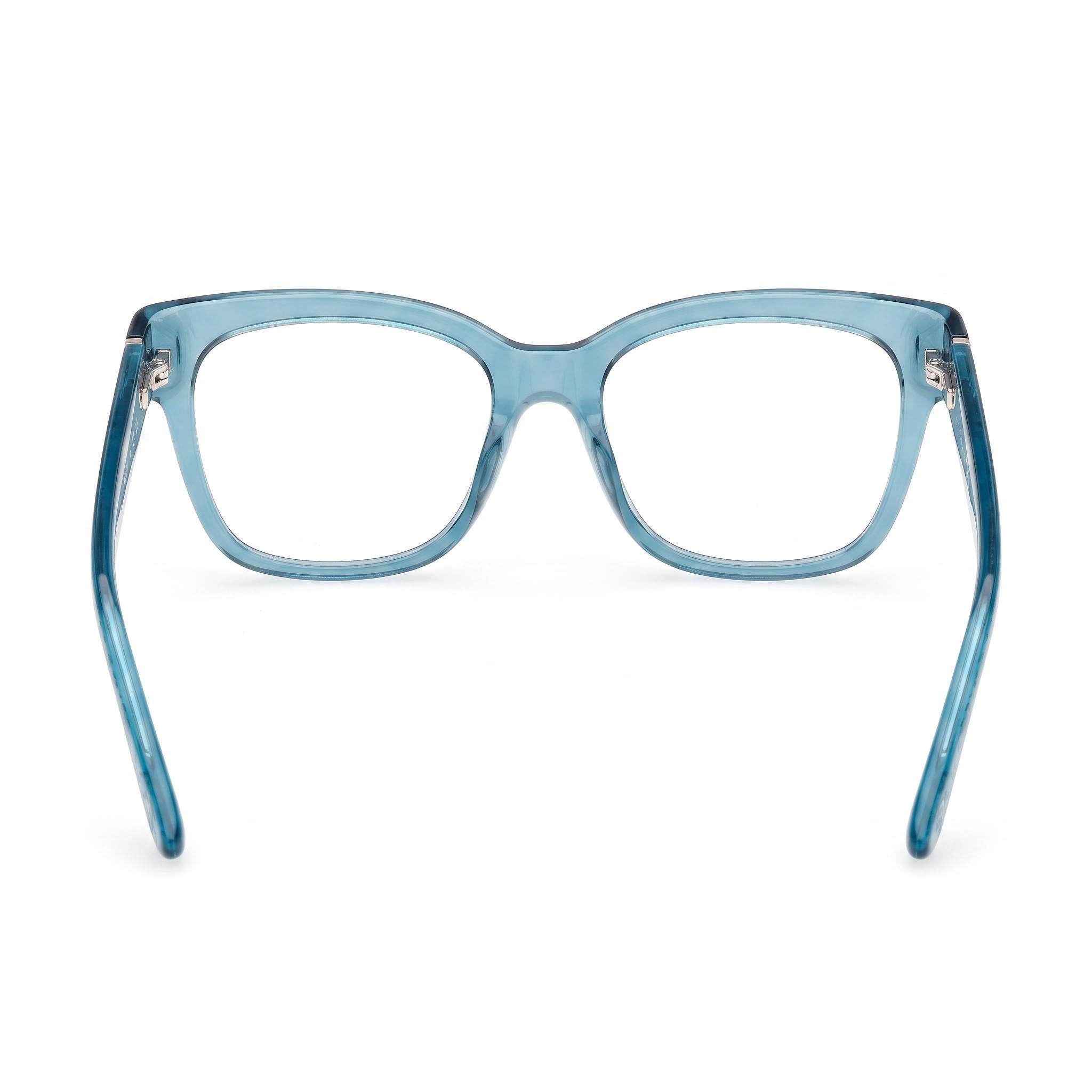 Guess Women's Gu50233 Eyeglasses Frames with Turquoise/Pearl Plastic Frame & Transparent Polycarbonate Lenses, 53mm, Photo 3