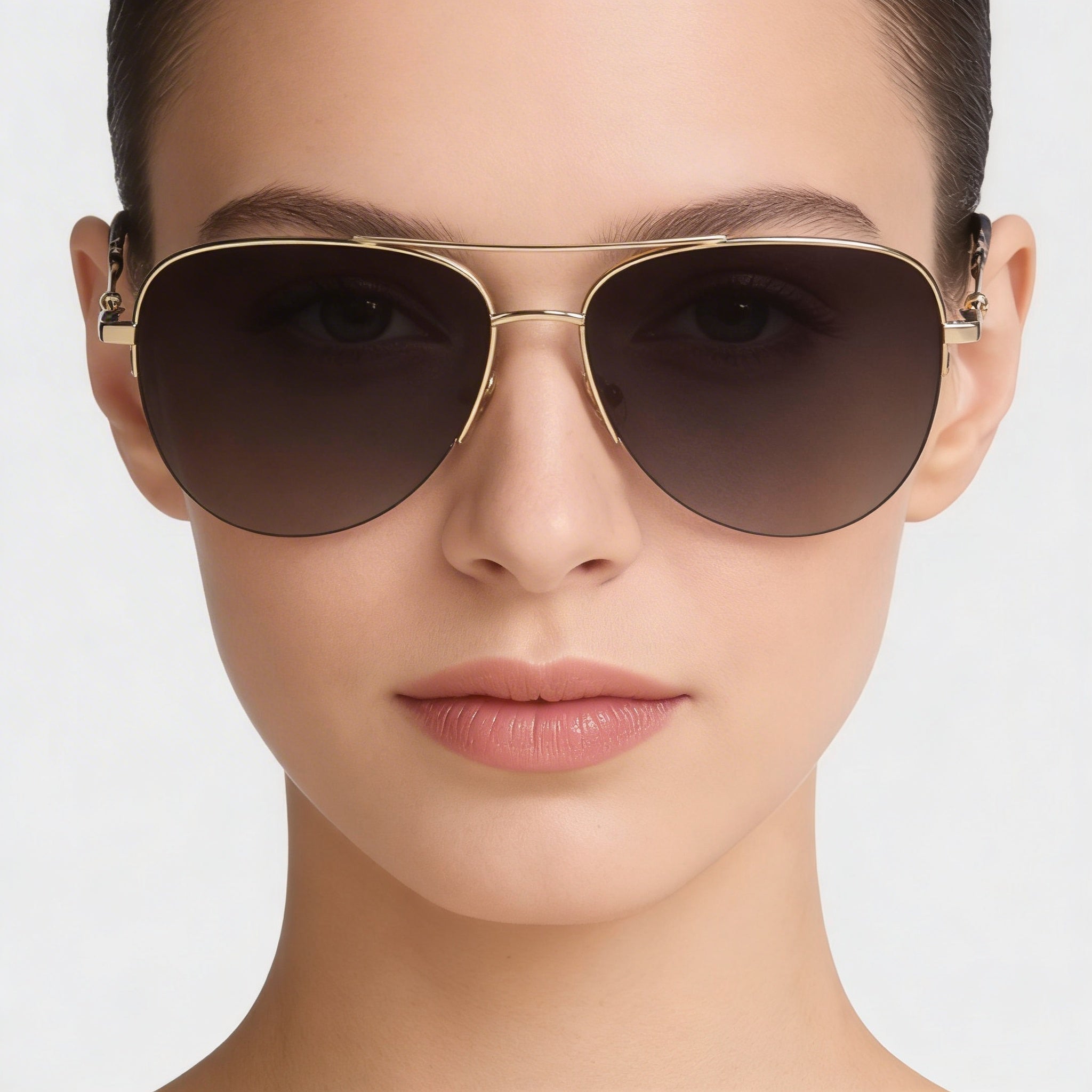 kate spade new york Maisie/G/S Women's Pilot Stainless Steel Havana Frame Polarized UV Protection Brown Gradient Lenses 60-15-140mm, Photo 5