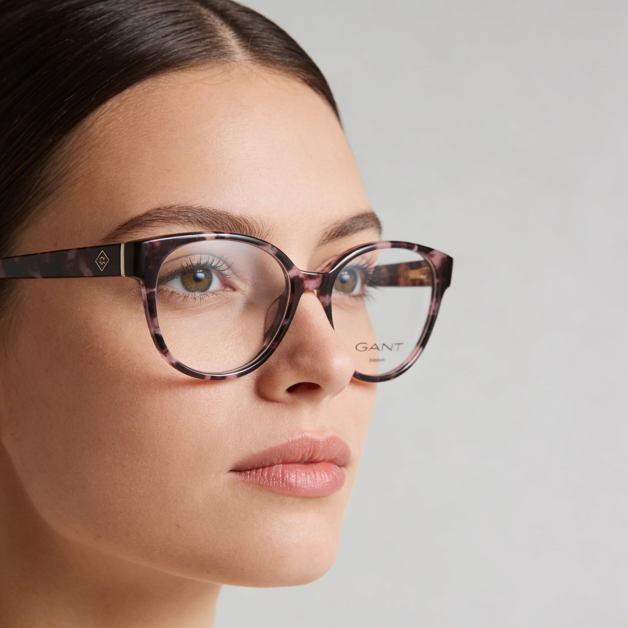 Gafas de sol GANT para mujer, estilo casual, estilo Havana, con montura de plástico y lentes transparentes. Ancho de lente: 53 mm. Ancho de puente: 16 mm. Longitud de patilla: 140 mm., Photo 4