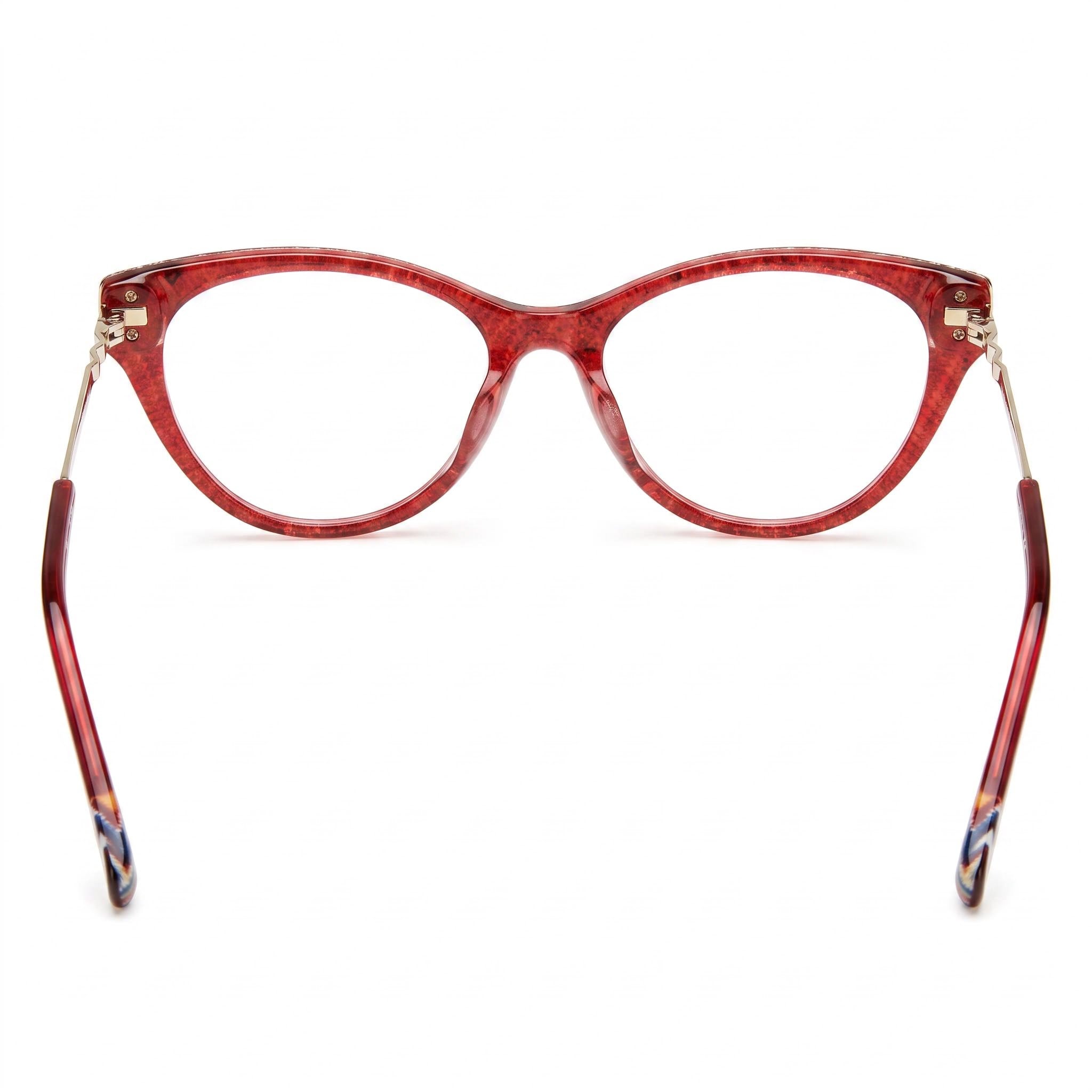 M Missoni Modern Unisex Eyewear crafted with Polyamide Frame and Polycarbonate Lenses in Burgundy, 52mm, Photo 3