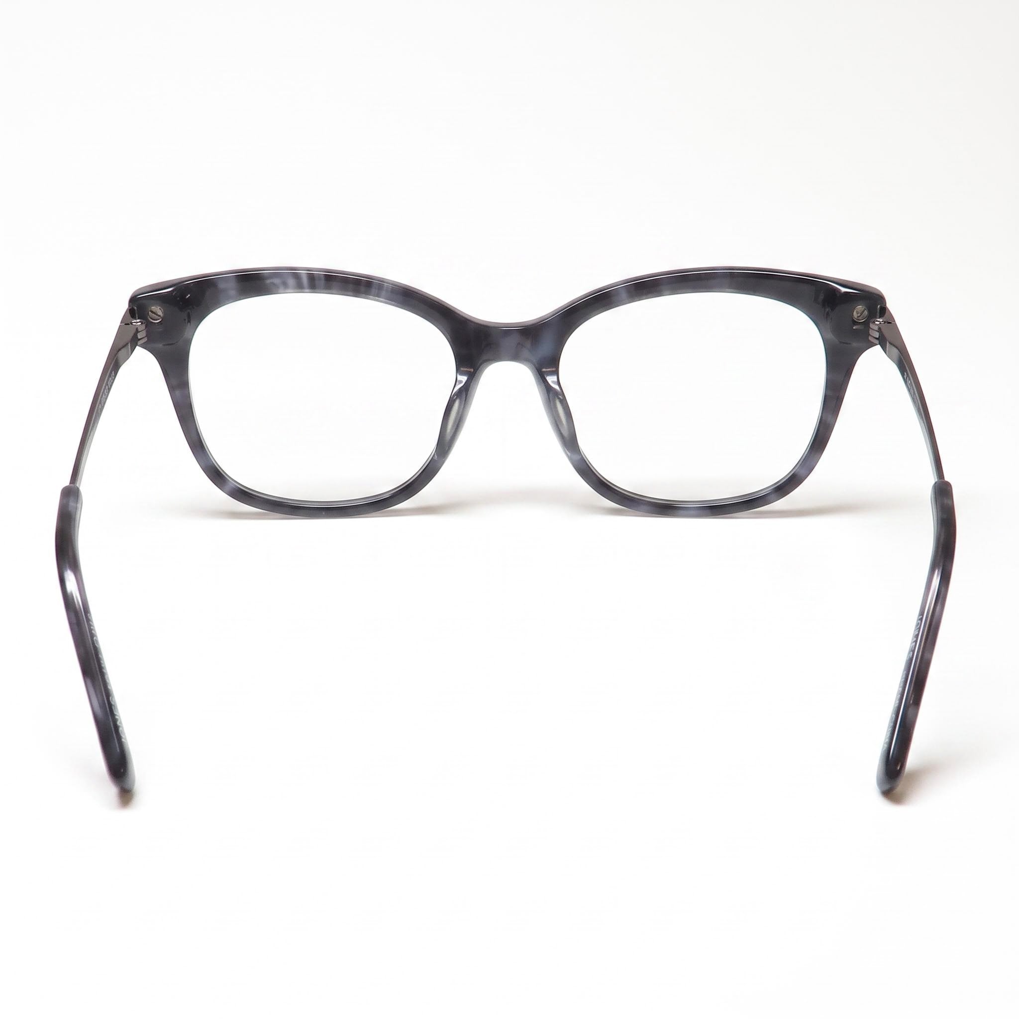 Jones New York J233 Petite Women's Navy Plastic Eyeglasses Frames with Polycarbonate Clear Demo Lenses 48-16-135, Photo 3