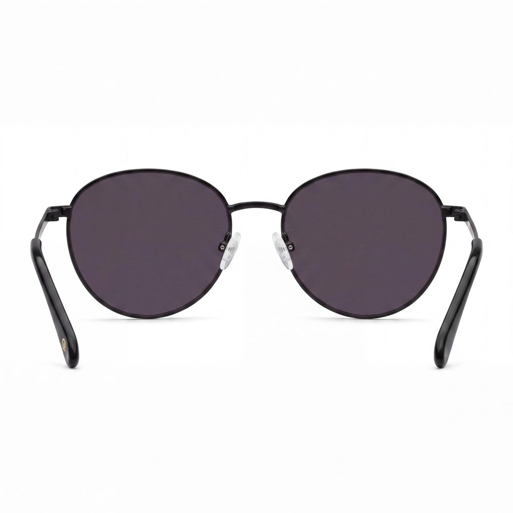 QUAY AUSTRALIA Square UV Protection Unisex Sunglasses with Black Plastic Frame & Black Polycarbonate Lenses