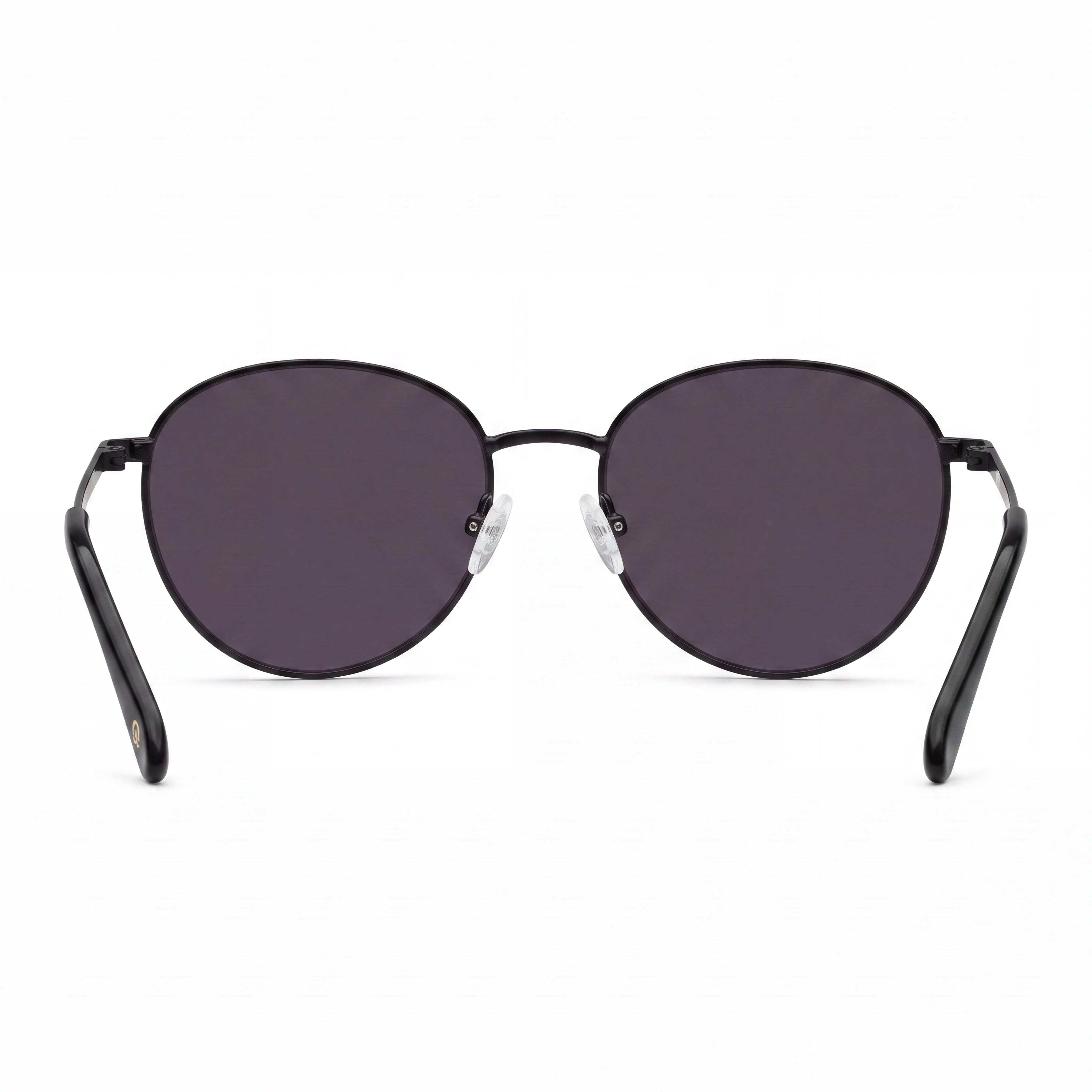 QUAY AUSTRALIA Square UV Protection Unisex Sunglasses with Black Plastic Frame & Black Polycarbonate Lenses, Photo 3