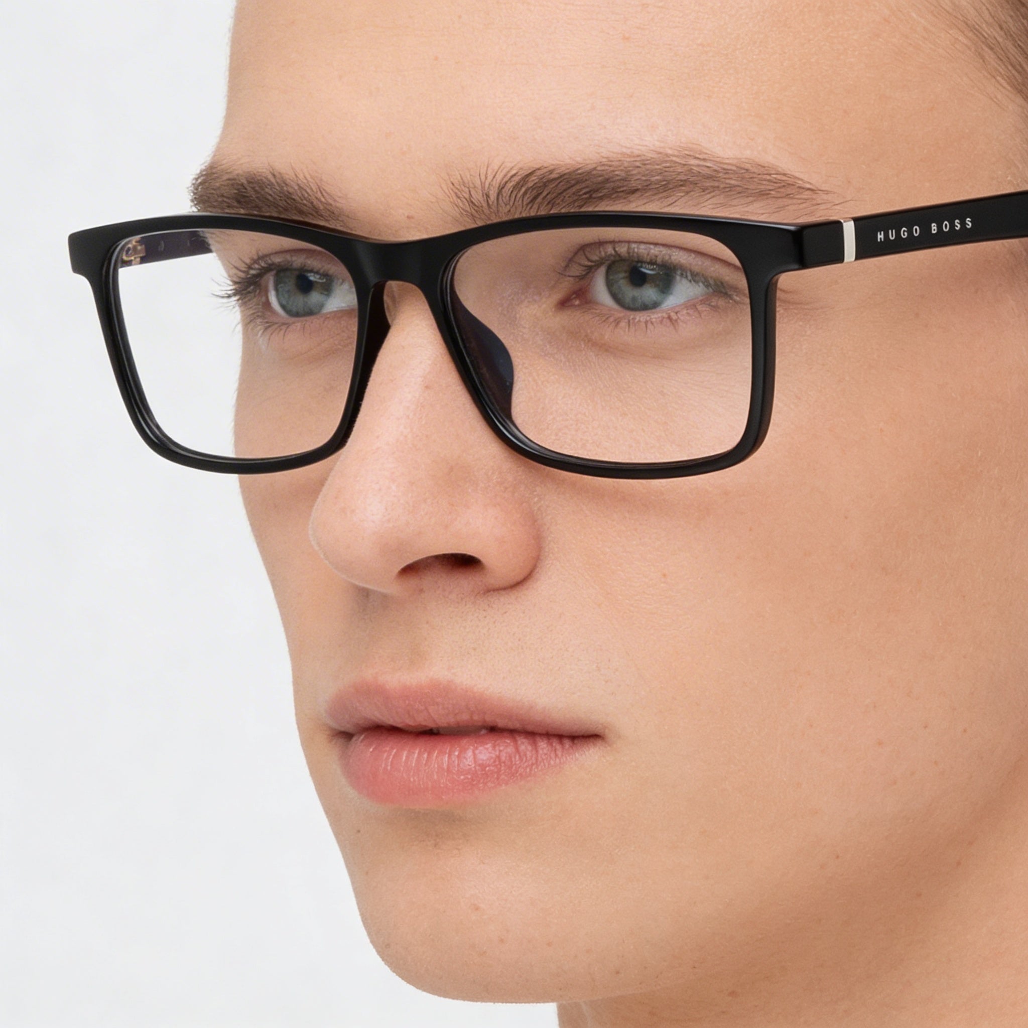 Hugo Boss BOSS 1084/IT Gafas unisex con montura de acetato negro y lentes de policarbonato, tamaño 56 mm, Photo 3