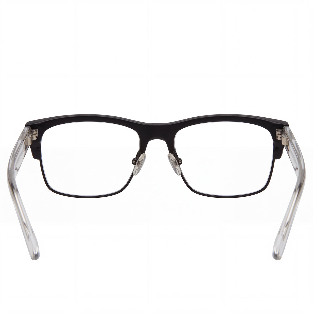Spy Weston 5050 57 Unisex Acetate Eyeglasses Matte Black Gloss Crystal 57mm, Photo 3