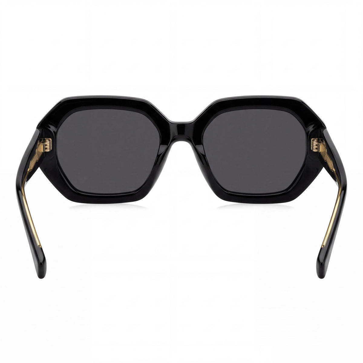 Tommy Hilfiger Th 2155/S Rectangular Geometrical Women's 100% UV Protection Sunglasses Black Striped, White/Grey Acetate Frame 52mm, Photo 3