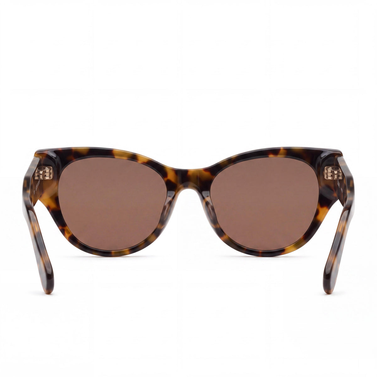 QUAY AUSTRALIA Chit Chat Women's Acetate Sunglasses with Pebble Tortoise Frame and Brown UV Protection Lenses 145mm, Photo 4
