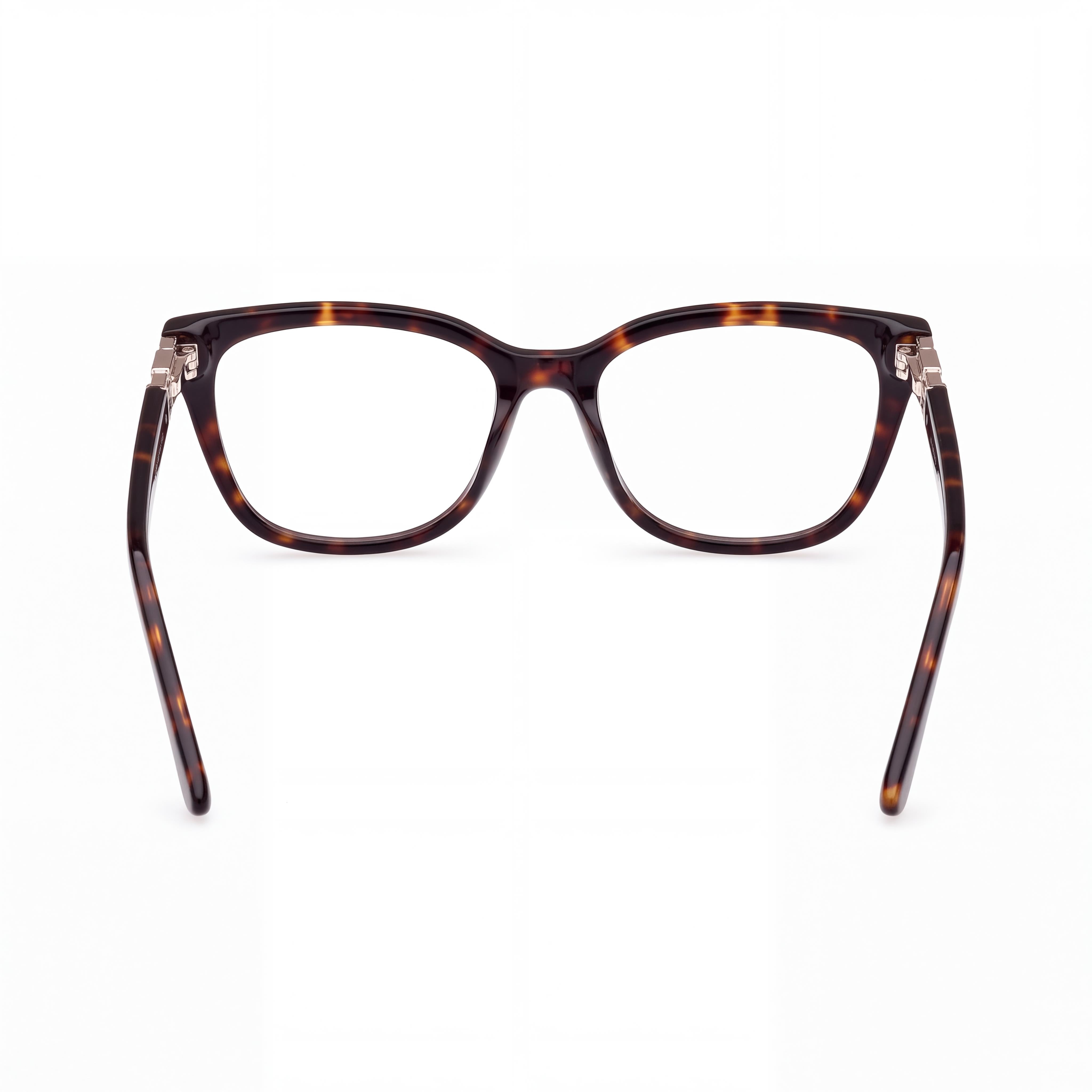 GUESS Casual Women's Dark Havana Plastic Frame with Acetate/Alloy Metal Non Polarized Lenses 53mm, Photo 2