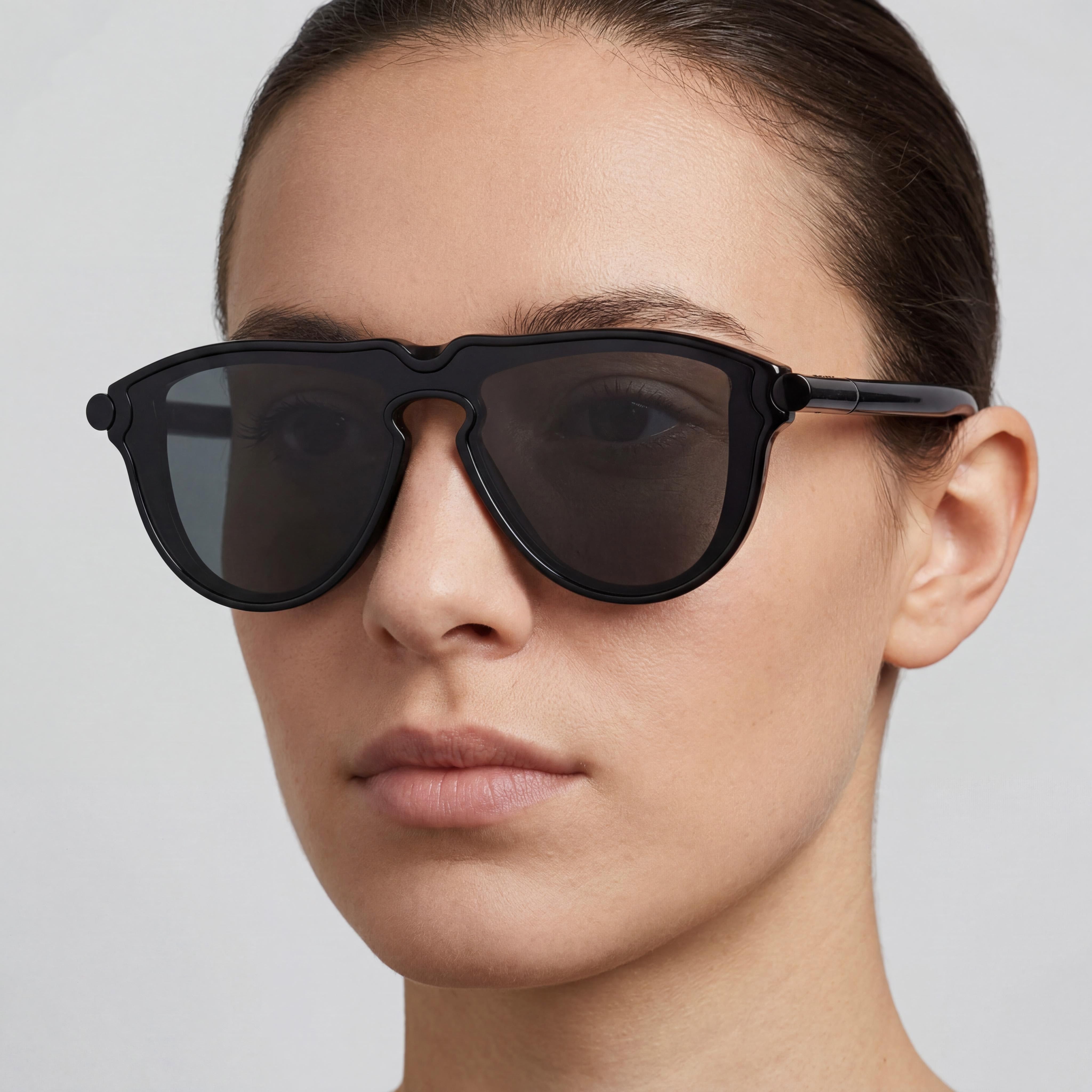 BURBERRY 0BE4427 Unisex Acetate Dark Grey Frame Non-Polarized Dark Grey Lens Sunglasses 36-136-145mm, Photo 4