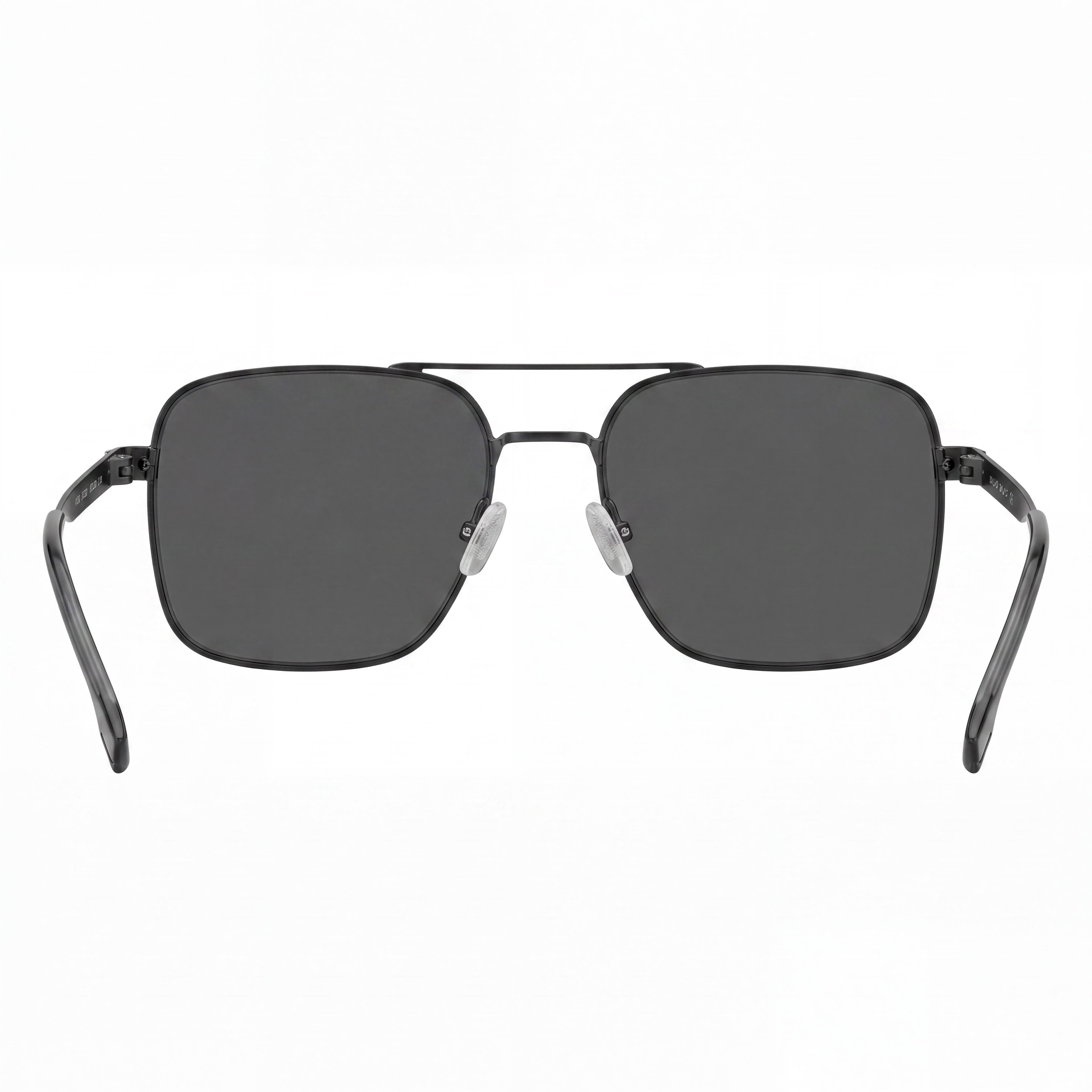 Hugo Boss Women's Casual Stainless Steel Matte Ruthenium Black Grey Lens 100% UV Protection Sunglasses 58mm, Photo 4