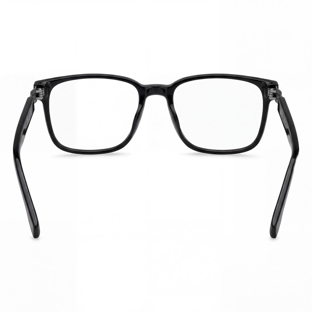 BOSS 1578 Gafas ópticas unisex de montura completa cuadrada de plástico negro con lentes de demostración 57/18/150, Photo 4