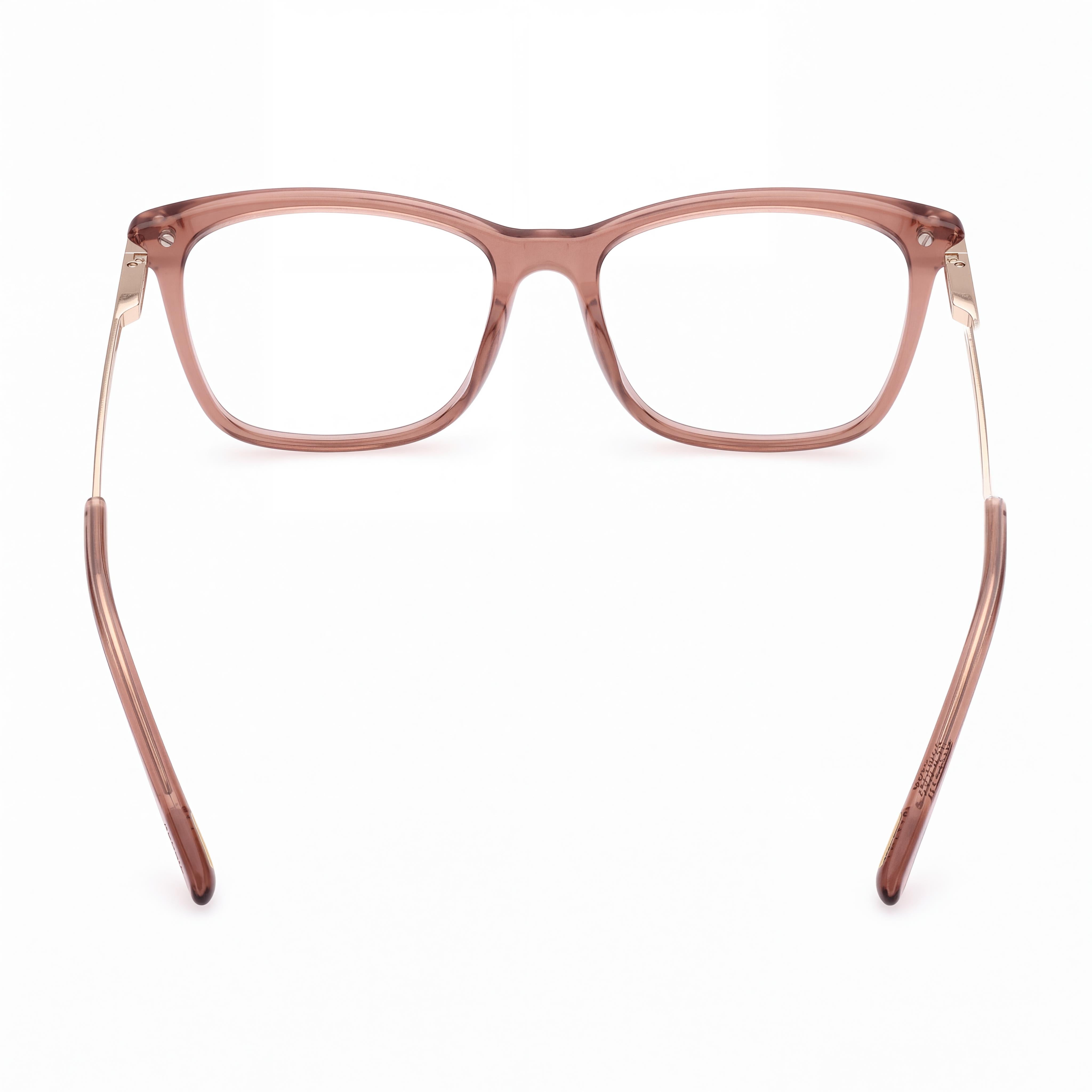 Skechers SE2200 Moderno Rectangular Full Rim Plastic Optical Eyeglasses for Women in Shiny Beige 54mm, Photo 4