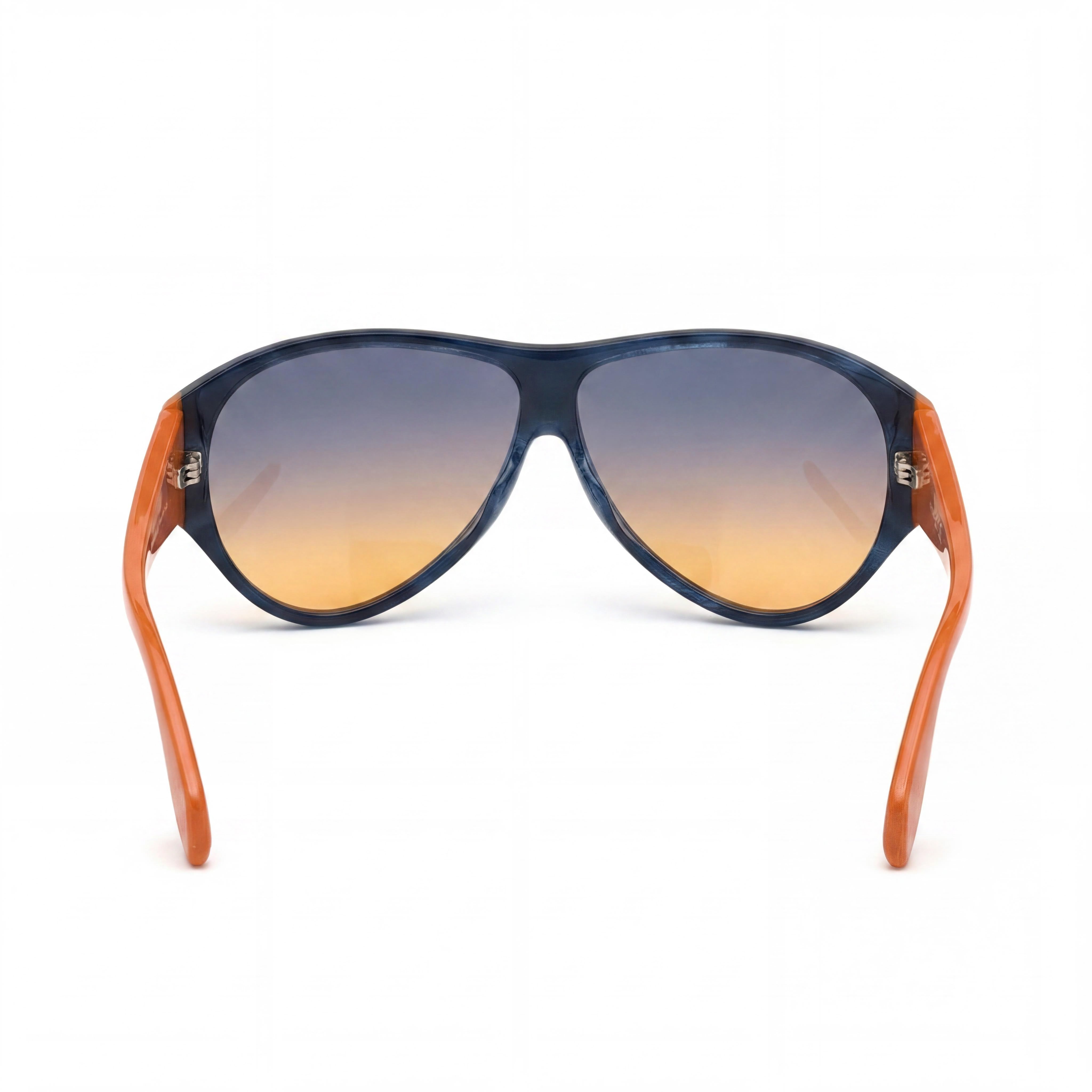 Gafas de sol estilo piloto de acetato para mujer adidas Originals Contemporaneo con montura Arancione azul y lentes Arancione Sfumato azul de 59 mm, Photo 3