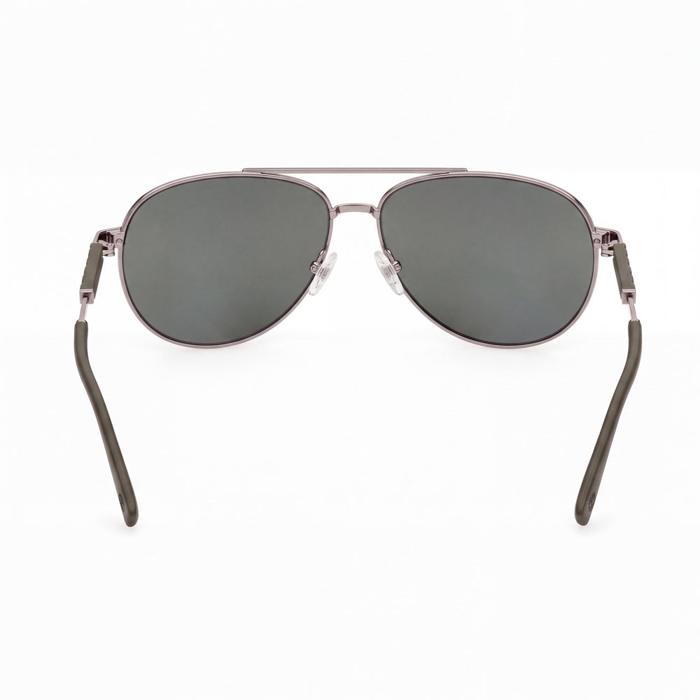 Gafas de sol Timberland TB9282 para hombre, polarizadas, con protección 100% UV, montura de metal color plomo verde, 61-14-135mm