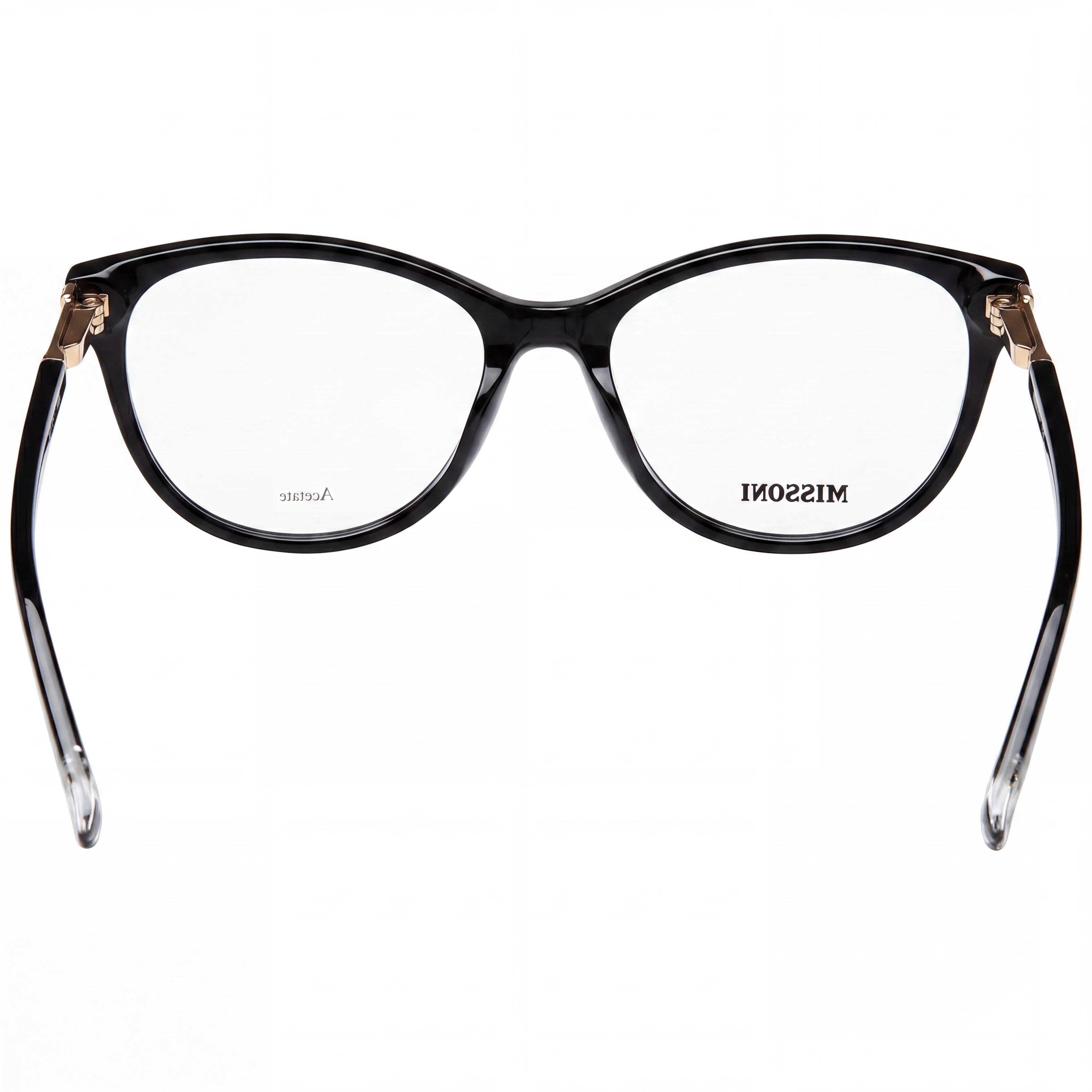 M Missoni Casual Women's Acetate Frame Eyeglasses with 54mm Lens Width, 16mm Bridge Width, and 145mm Temple Length, Photo 3