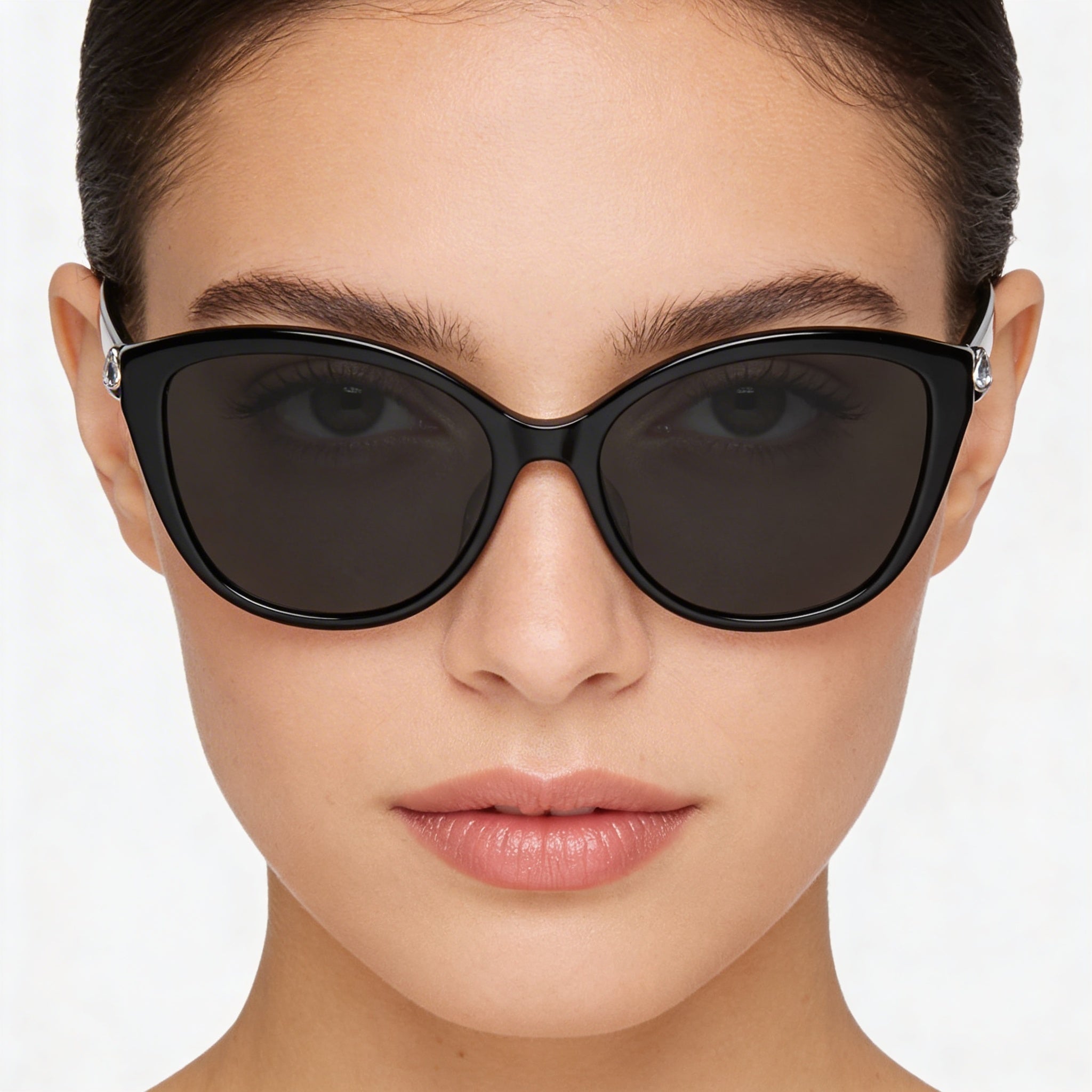 Gafas de sol Kate Spade New York Hensley/G/S para mujer, de plástico negro y gris, con protección UV, 55 mm, Photo 4