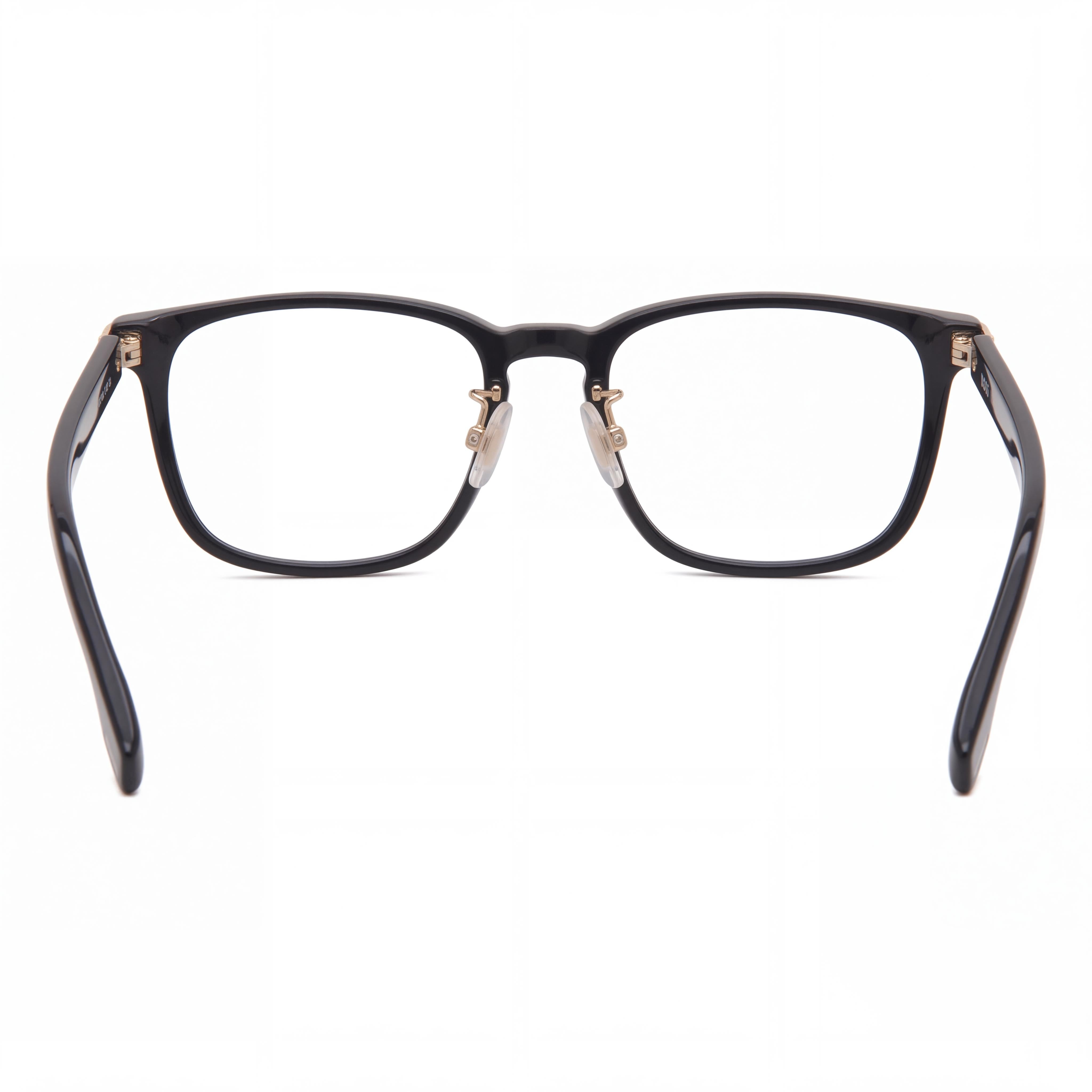 Hugo Boss Audio Systems Boss 1408/F Unisex Square Plastic Full Rim Eyewear Black Gold Lens Width 54mm, Photo 4