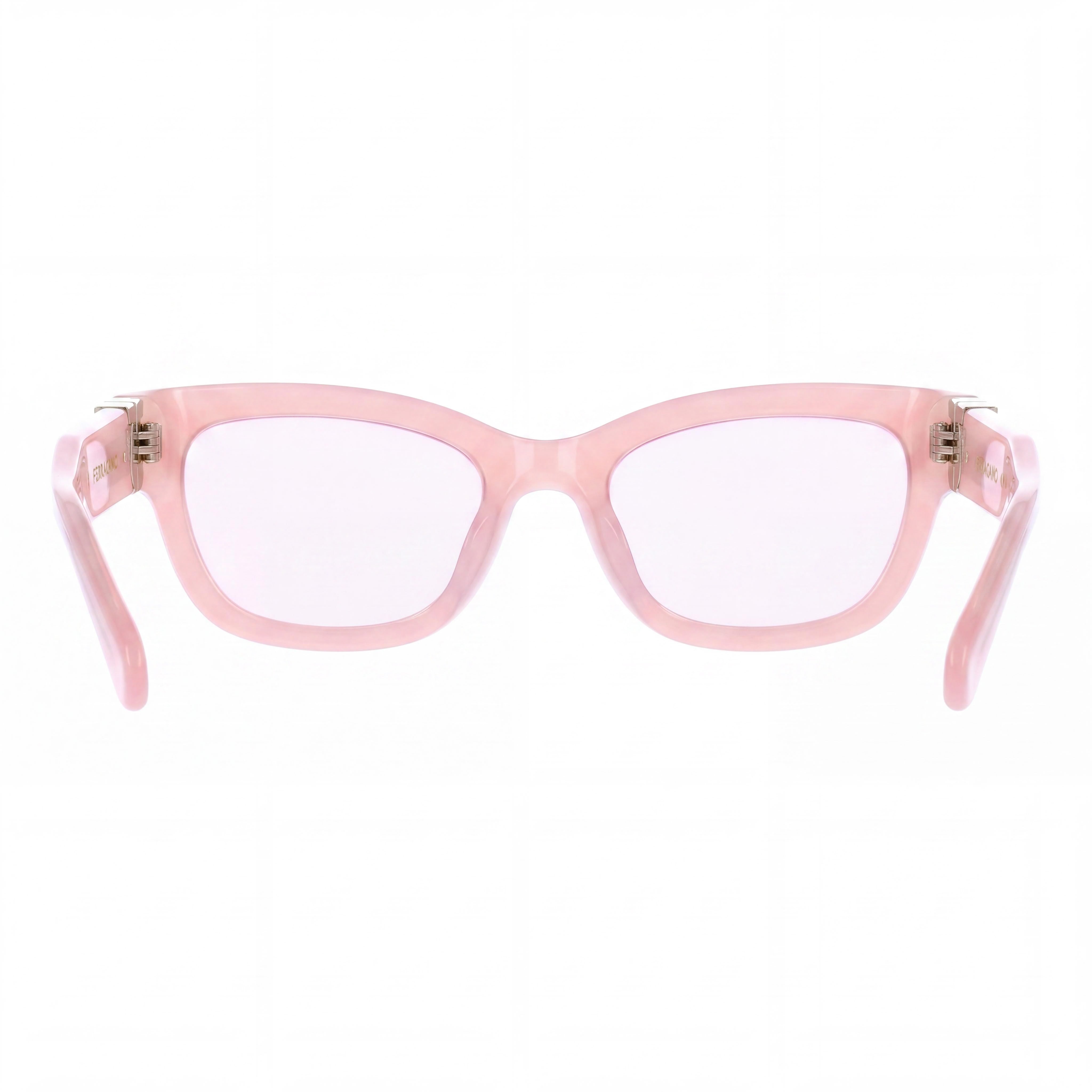 Gafas Ferragamo Sf2067s para Mujer de Acetato, Montura Rosa Opalina, Sin Cristales, 52mm, Photo 3