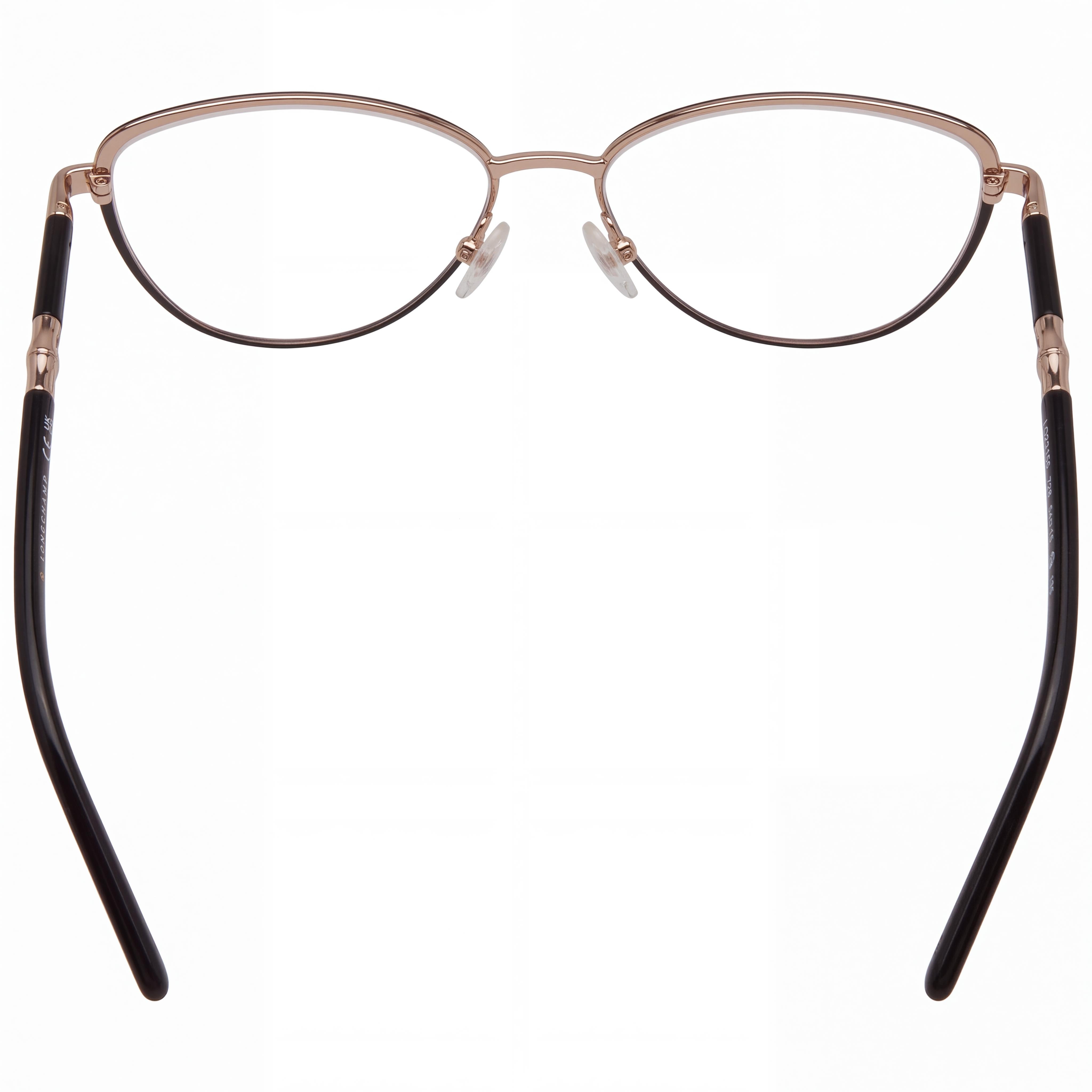 Gafas de Sol de Hombre Longchamp Modern LO2156, Montura de Metal Oro Negro, Lentes de Policarbonato, 54mm, Photo 2
