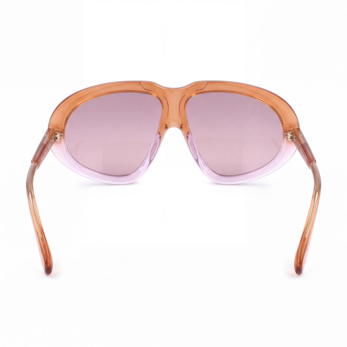MAX &CO MO0001 Women's Orange Plastic Non-Polarized Burgundy Mirror Sunglasses Lens Width 60mm, Photo 3
