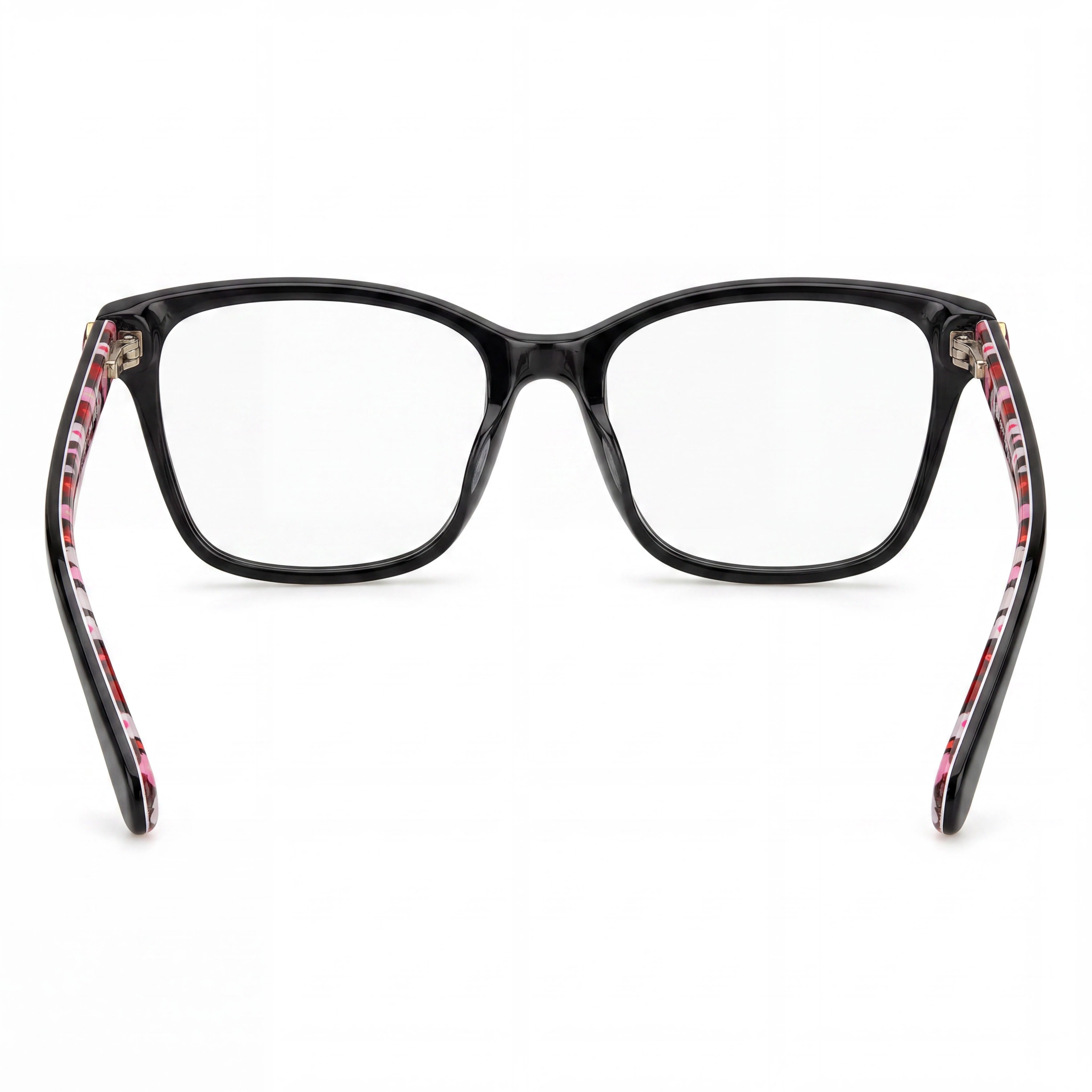 kate spade new york Cailye Gafas Rectangulares de Montura Completa para Mujer, Montura de Plástico Negra y Violeta, Ancho de Lente 53mm, Photo 4