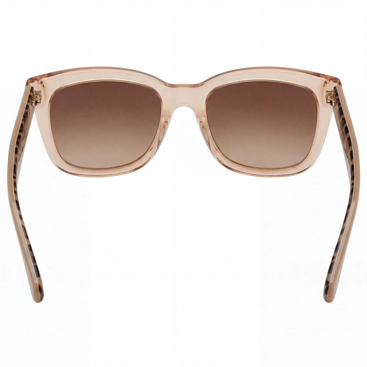 kate spade new york Z9K/HA 53 Women's Transparent Beige Brown Acetate Gradient Brown UV Protection Sunglasses 53mm, Photo 3