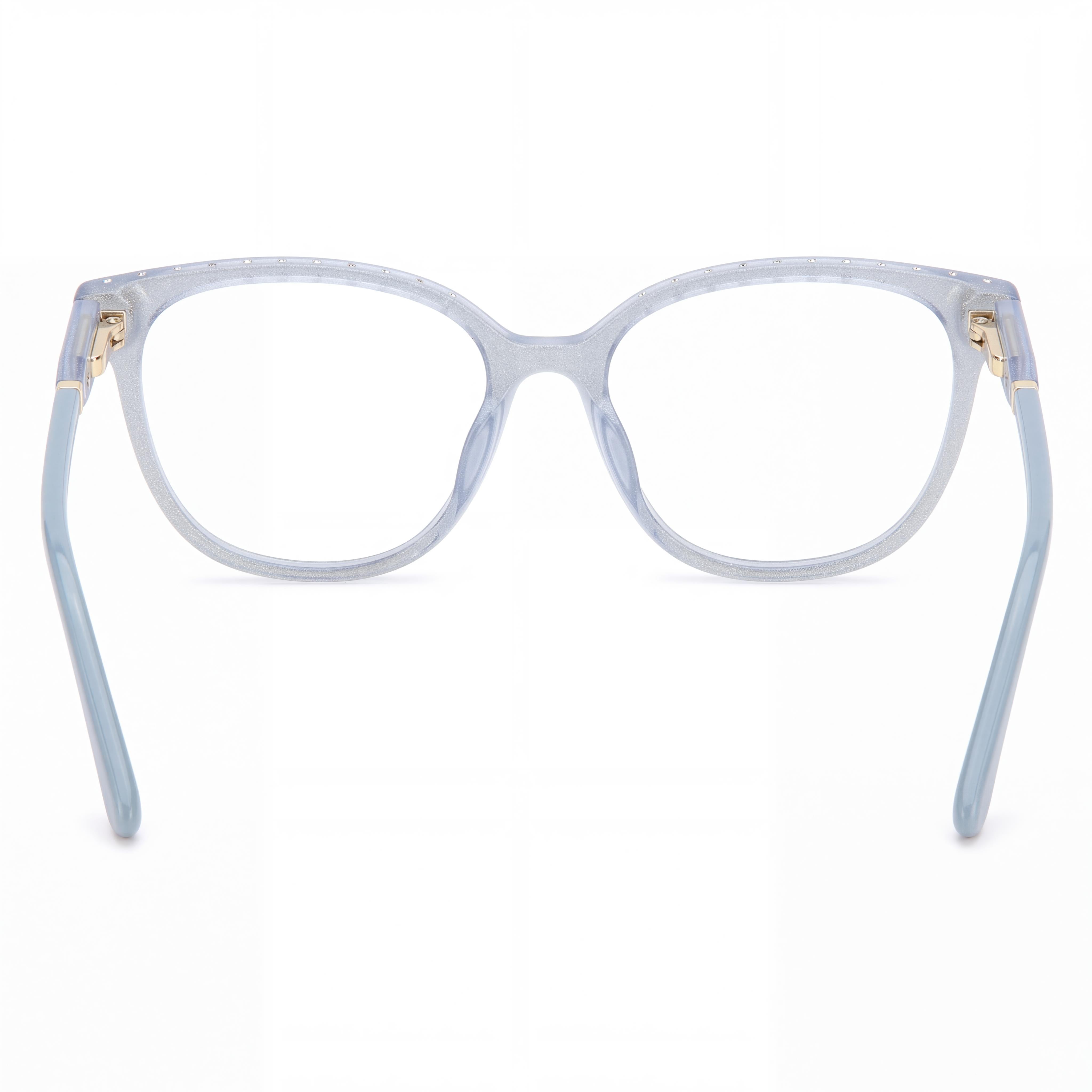 Juicy Couture Ju 252 Unisex Blue Plastic Frame Clear Polycarbonate Non- Eyeglasses 54-16-140, Photo 3