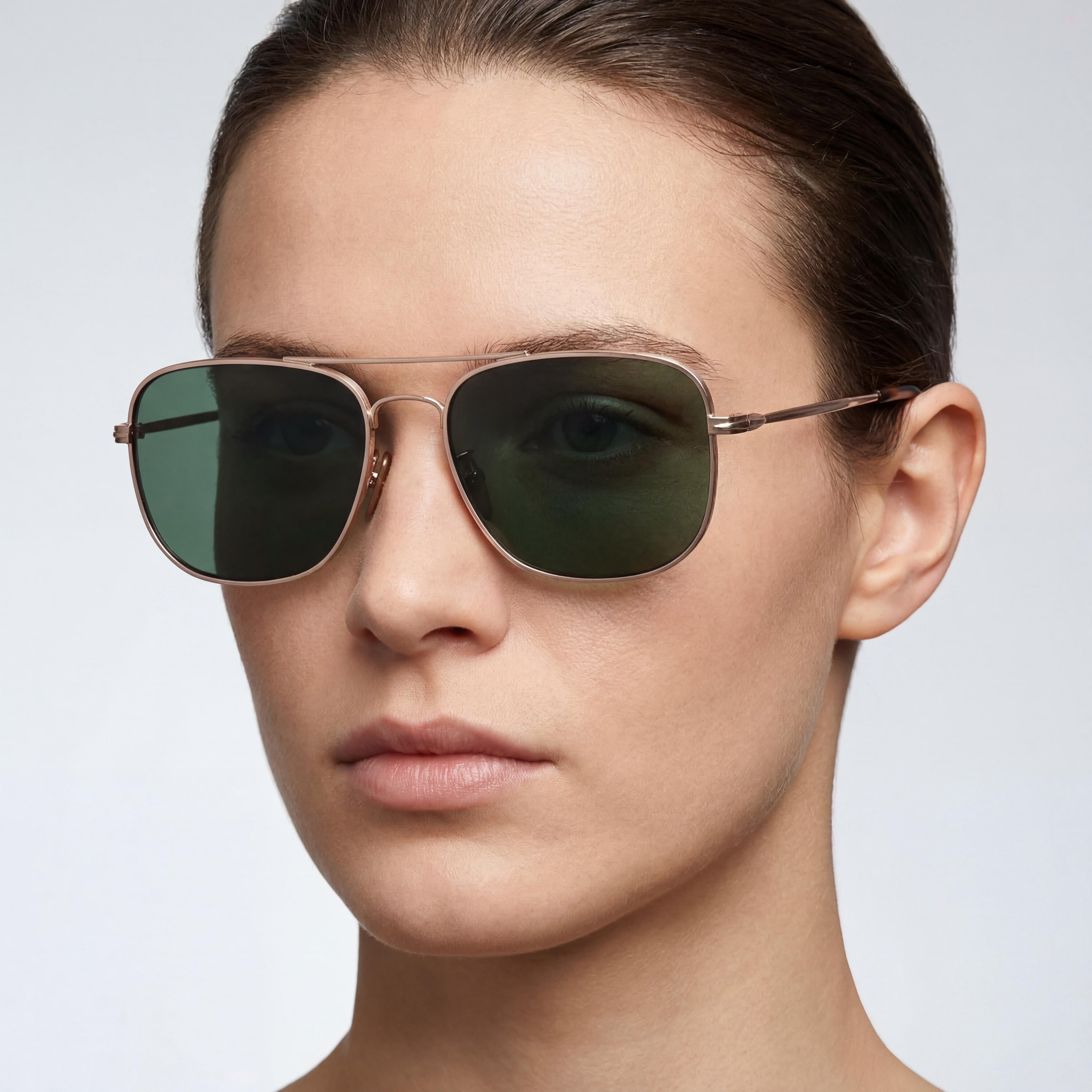Gafas de sol David Beckham Db 1093/s unisex clásicas con montura dorada de acero inoxidable con protección UV de 59 mm, Photo 5