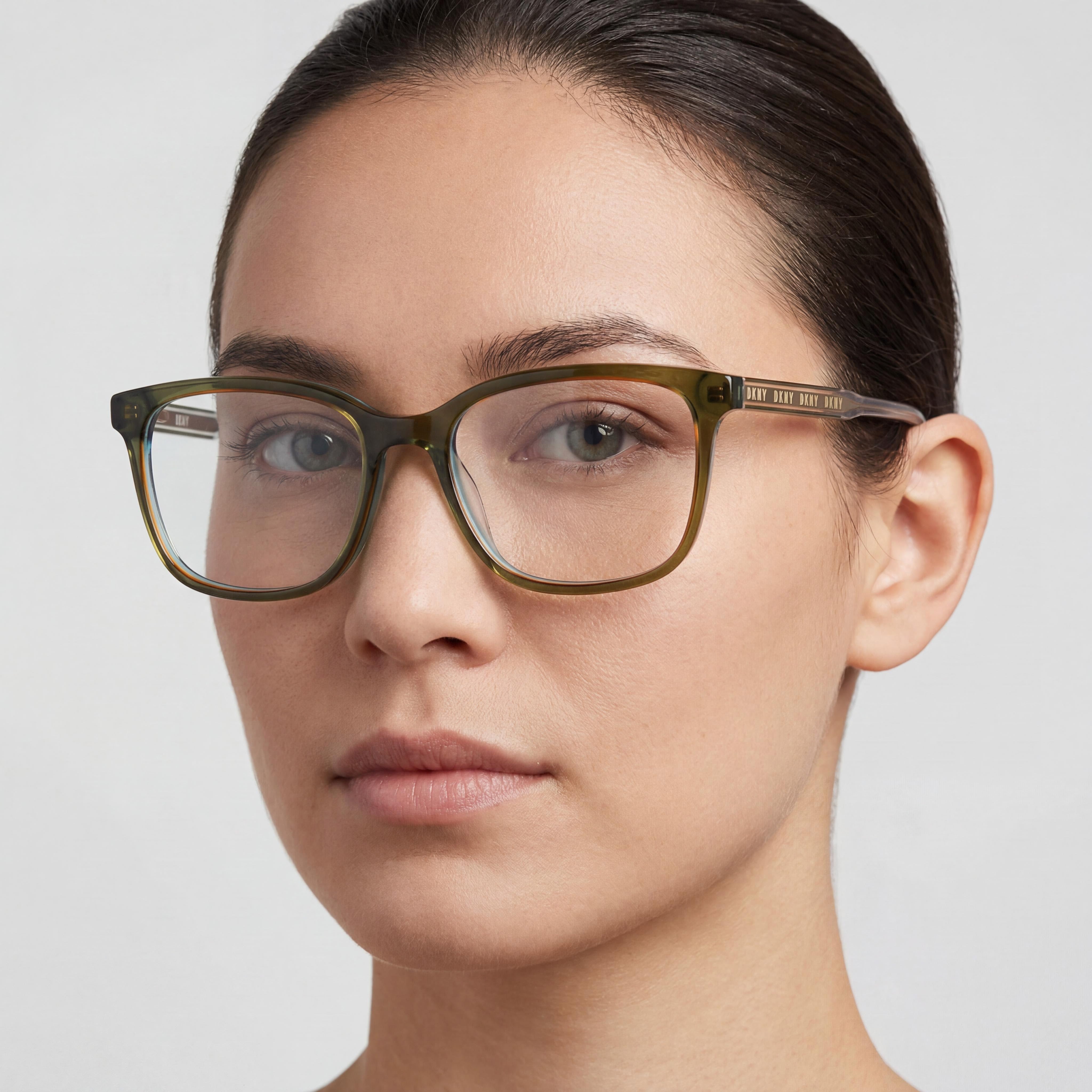 DKNY DK5065 Unisex Acetate Crystal Cargo Laminates Frame Polarized Polycarbonate Lenses Sunglasses 52mm, Photo 4