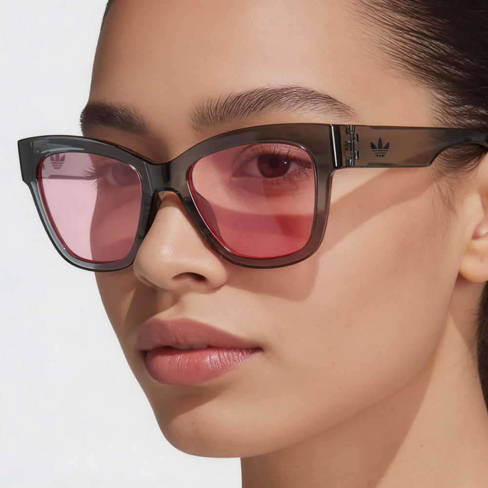 Adidas Contemporary Women's Full Rim Gradient Grey Plastic Anti-glare UV Sunglasses 52-20-140