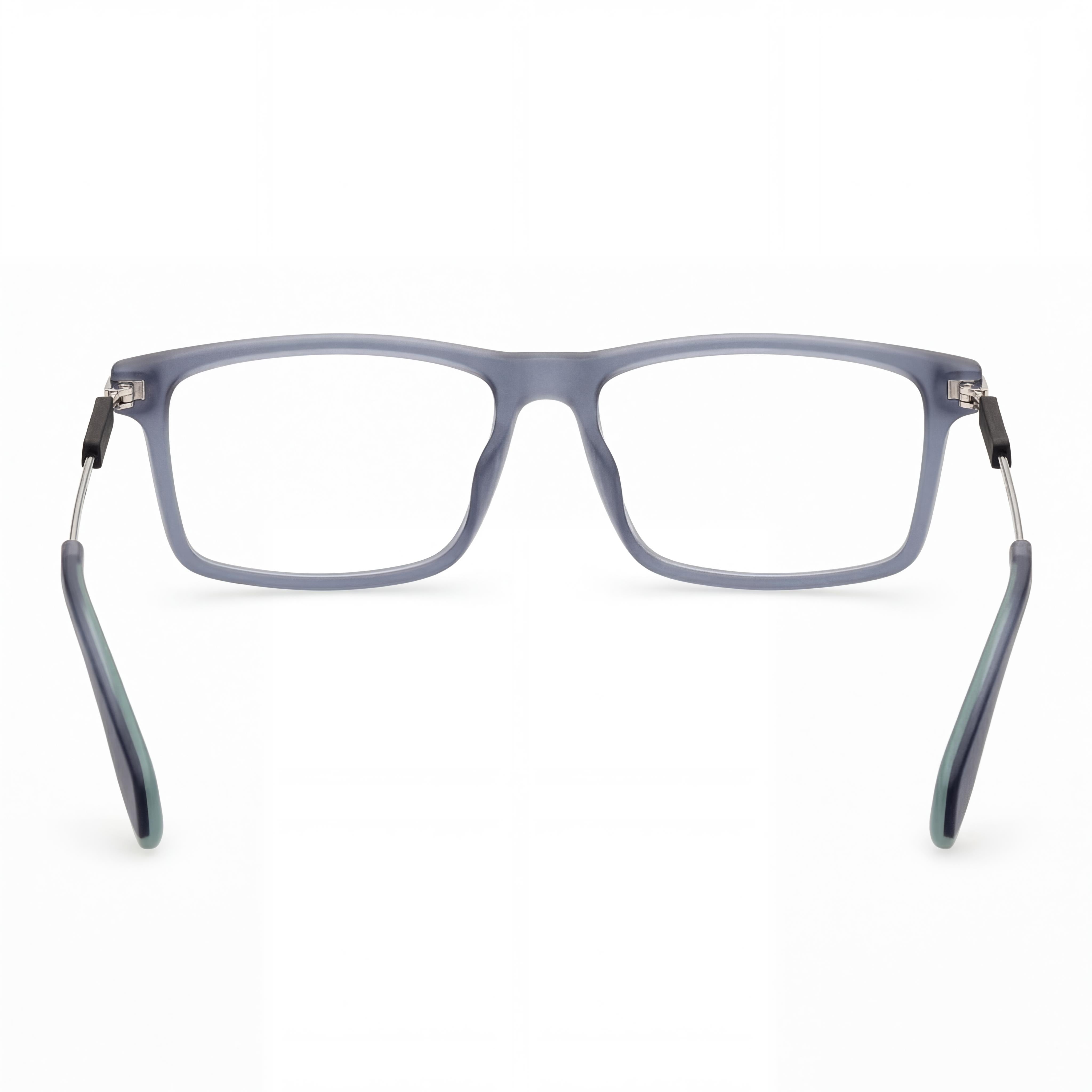 Gafas ópticas Adidas casuales para hombre, con montura inyectada en azul mate y lentes de demostración transparentes, listas para graduar, talla 54, Photo 3