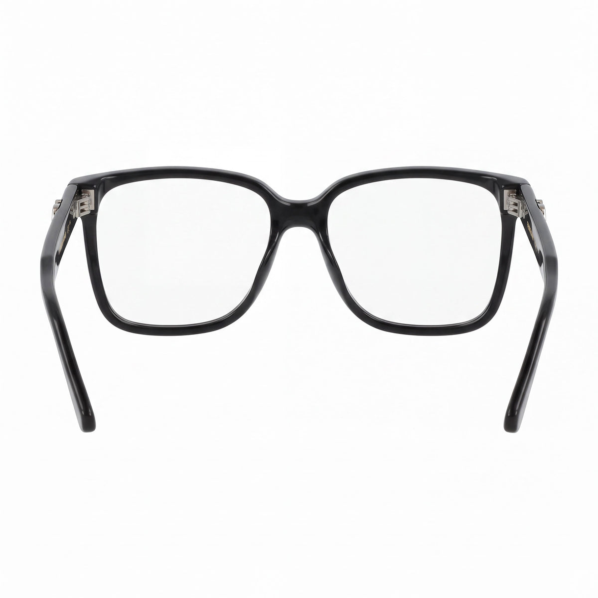 Ferragamo Men's SF3043E Style Black Plastic Frame Ophthalmic Glasses Transparent Lens 57-16-145, Photo 3