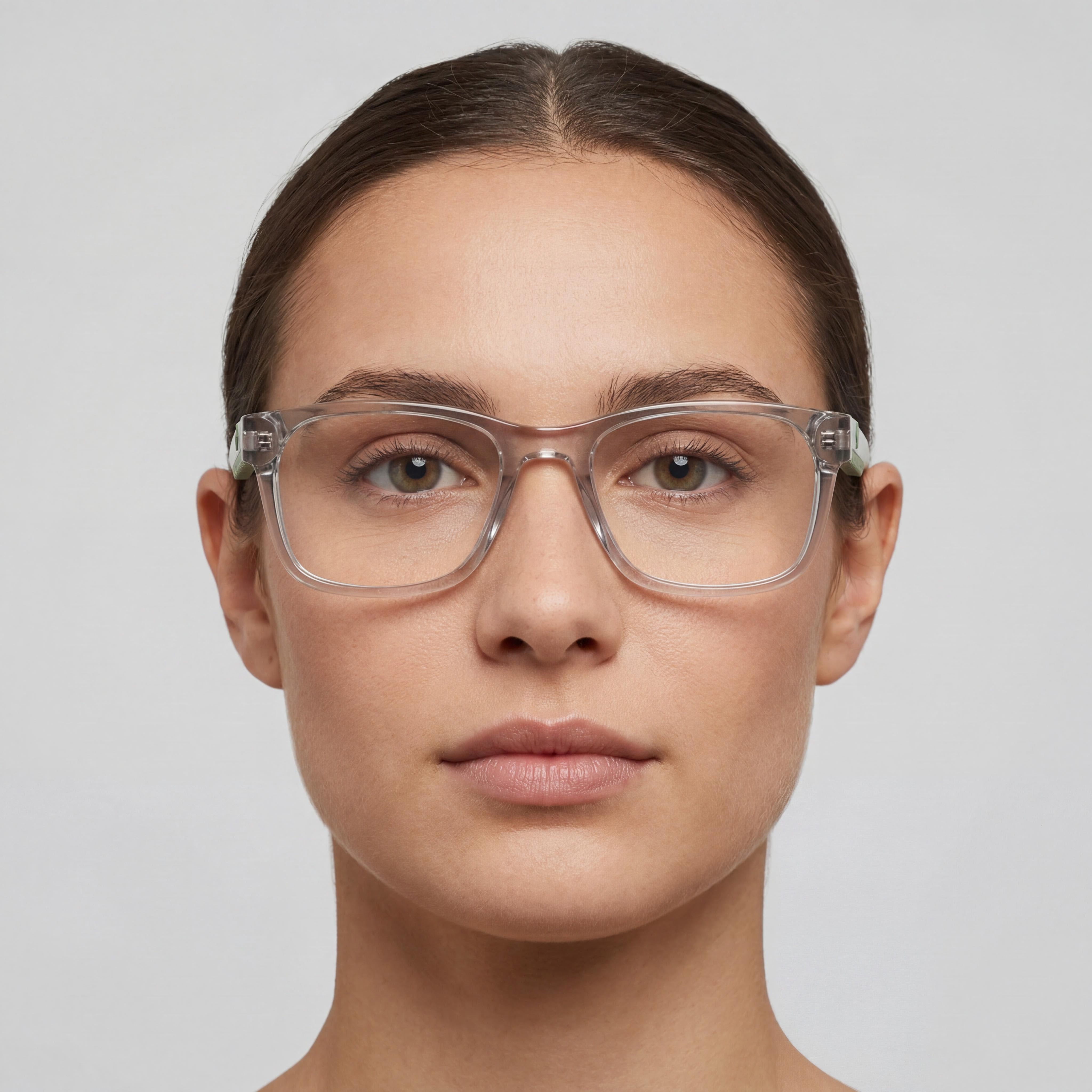 Gafas ópticas de acetato Converse para mujer, modelo Cv5124 en color Gris Translúcido con un ancho de lente de 51 mm, Photo 5