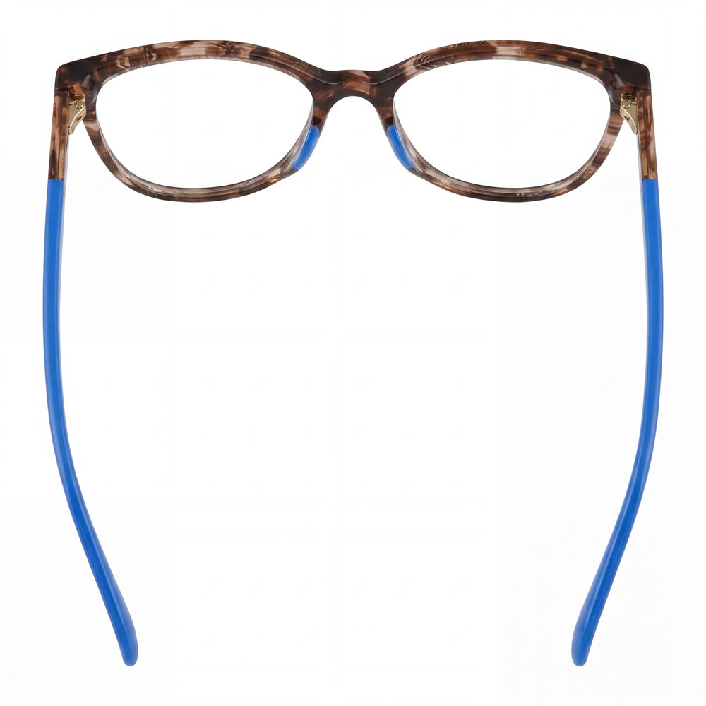 Gafas de acetato TOUS Classic Brown Fantasy con 51 mm de ancho de lente, 17 mm de puente, 135 mm de longitud de patilla