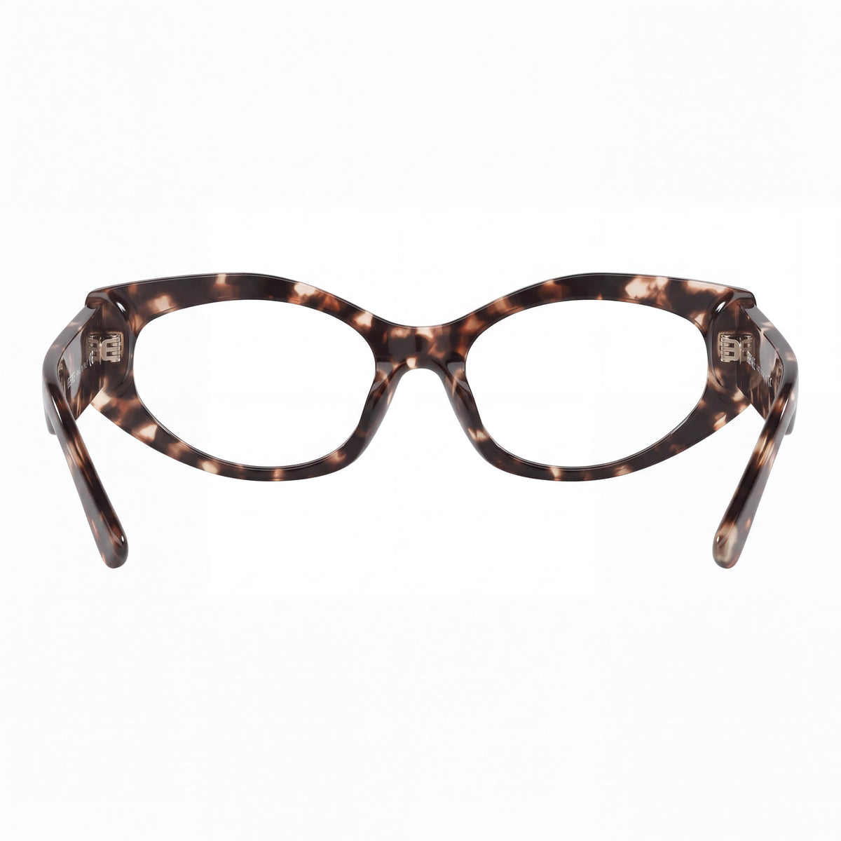 Monturas de gafas graduadas para mujer Versace 0VE3369 confeccionadas en acetato gris habana, ancho de lente de 51 mm, Photo 3