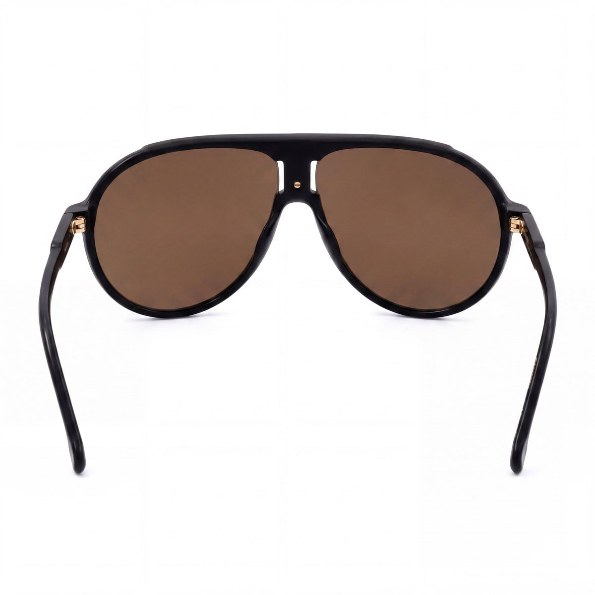Carrera Casual Men's Black Gold Frame Gold Lens Injection Propionate 100% UV Protection Sunglasses 62mm, Photo 4