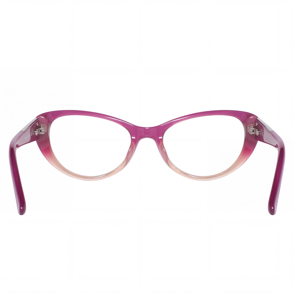 GUESS Women's GU2384 51O24 Rectangular Eyeglasses with a Purple Plastic Frame, Size 51-17-135