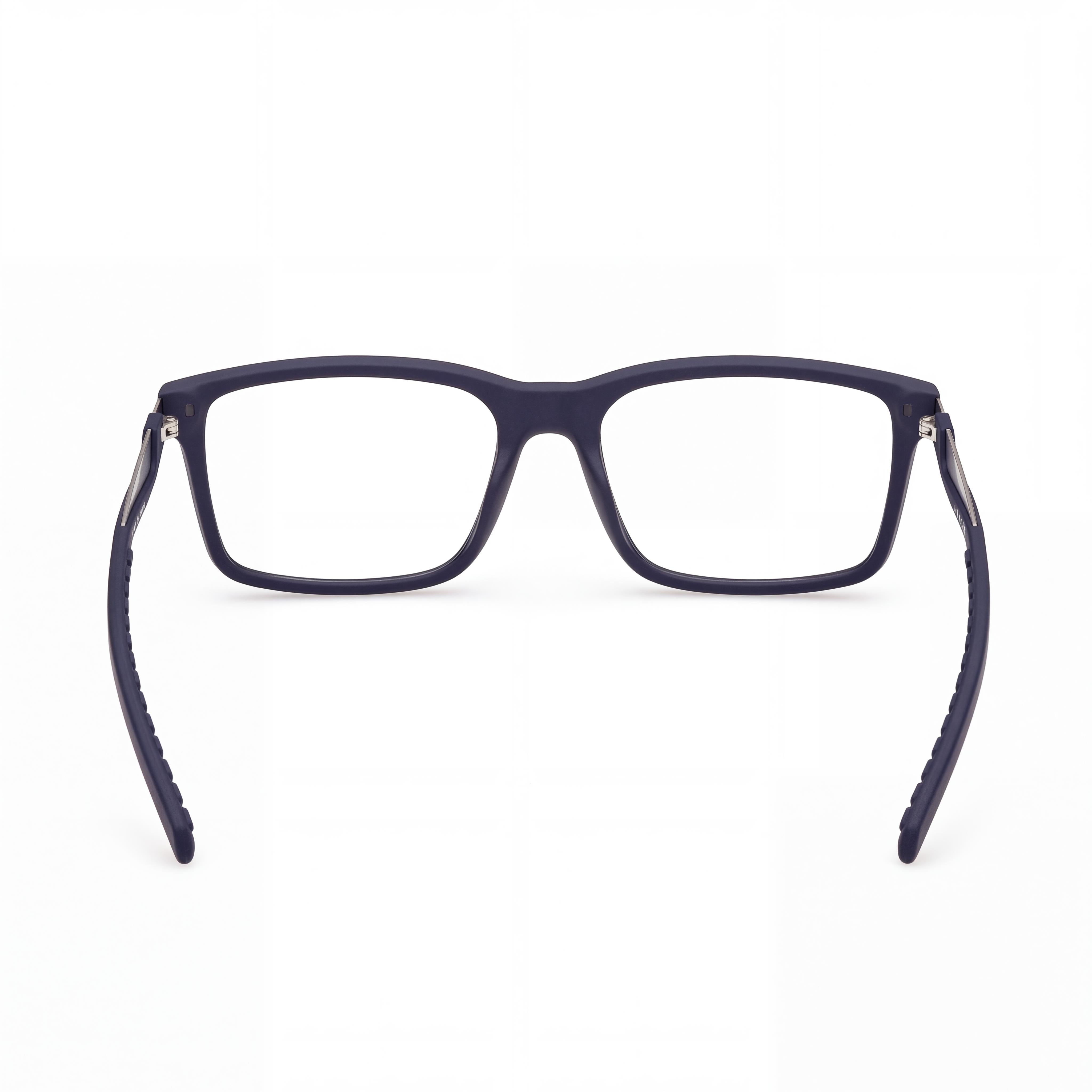 adidas SP5109 Classic Unisex Injected Frame Eyewear, Transparent Polycarbonate Lenses, Matte Blue 55/16/140, Photo 2