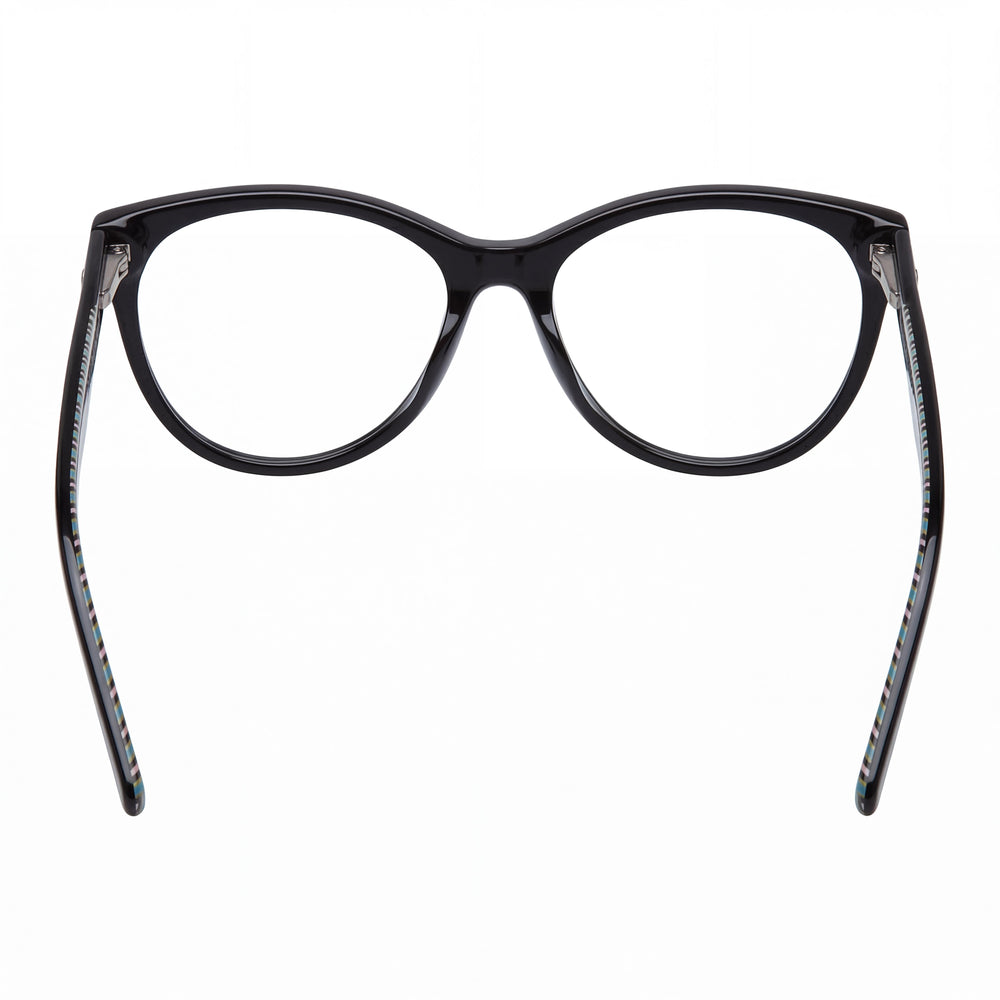 M Missoni Mmi 0092 Women's Black Acetate Frame Sunglasses with Polycarbonate Lenses, 53mm