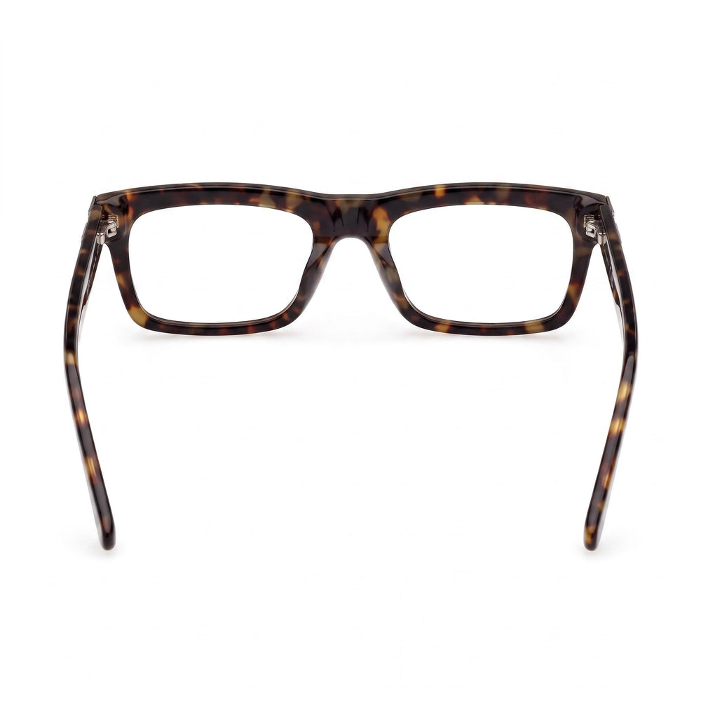 GUESS Gu50242 Unisex Clear Lens Plastic Frame Eyewear in Blue Havana, 53mm Lens Width