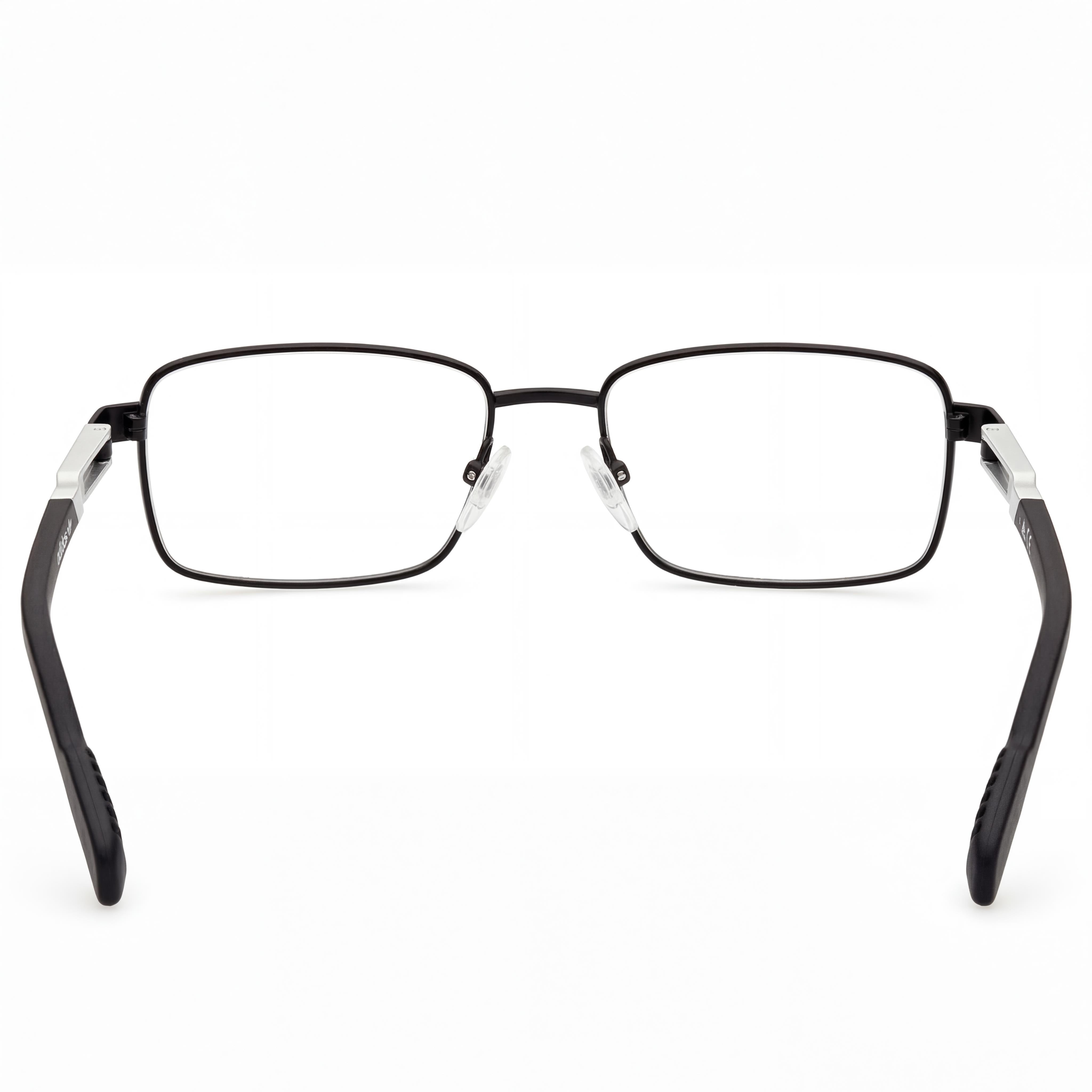 Adidas Sp5025 Men's Matte Black Metal Frame with Clear Polycarbonate Lenses Eyewear 55mm, Photo 3