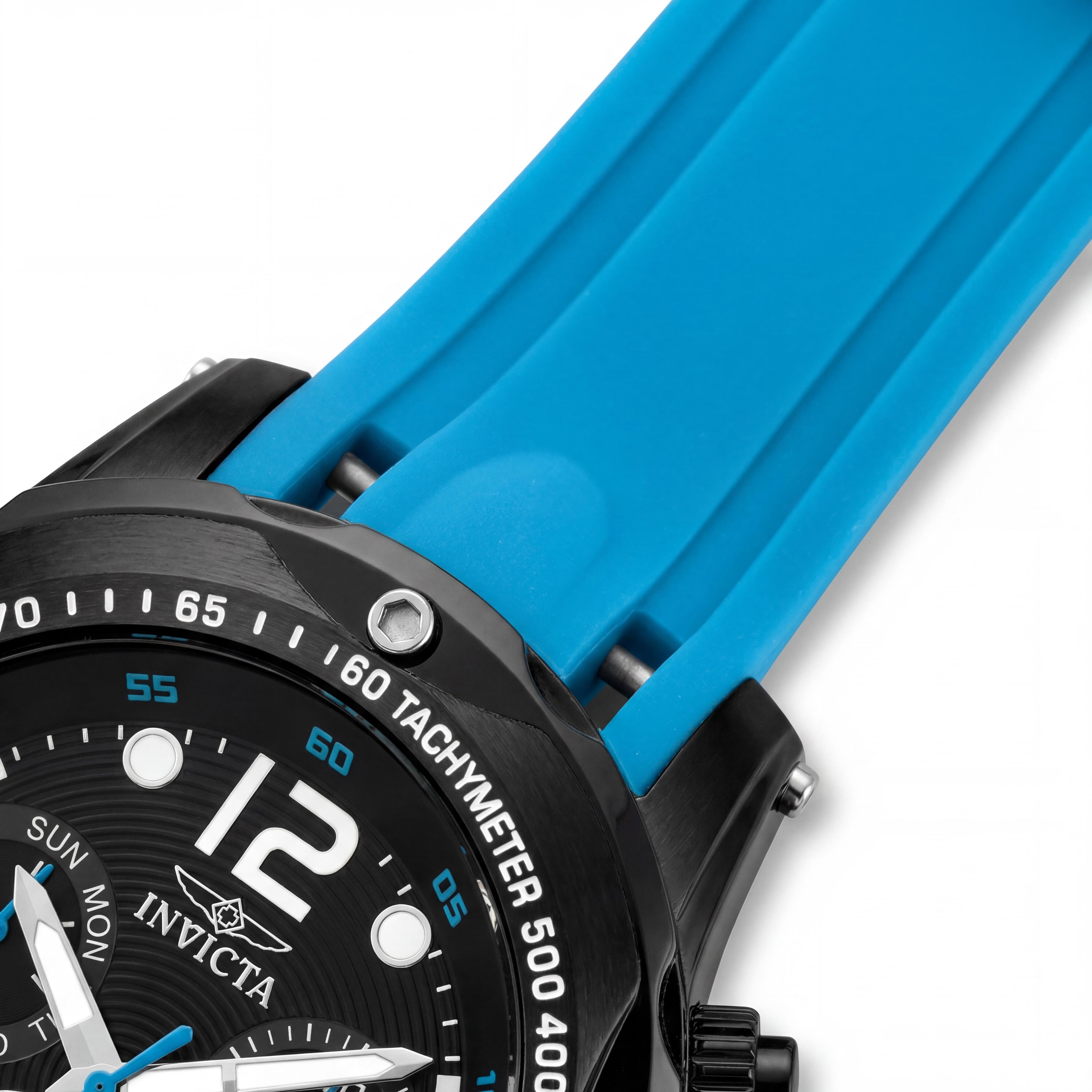 Invicta Speedway 20075 Unisex Chronograph Quartz Watch, Black Dial, Glow In The Dark, 51mm Case, 5 ATM Water Resistant, Photo 3
