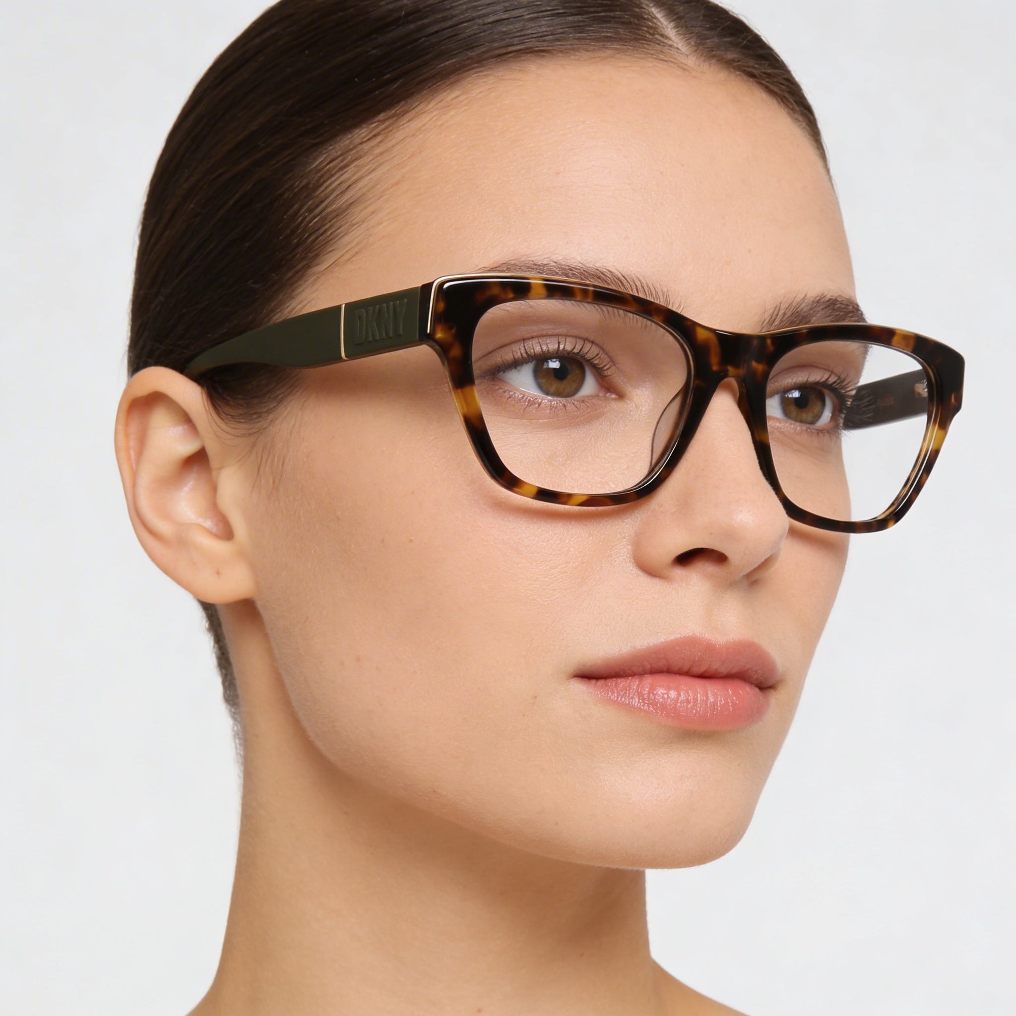 DKNY Classic DK5063 Women's Soft Tokyo Tortoise Acetate Optical Eyeglasses 54-18-140mm, Photo 3