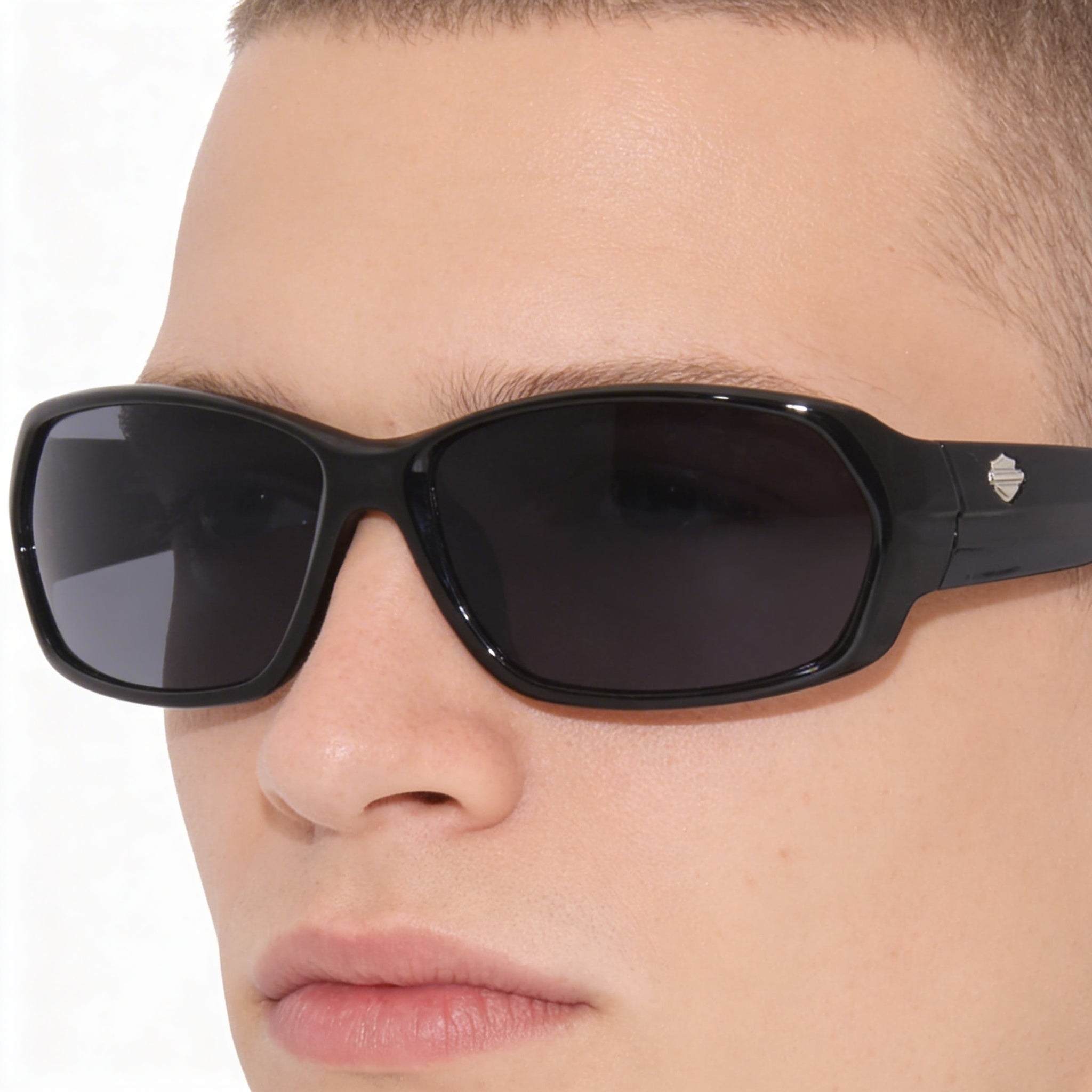 Harley-Davidson Classic Unisex, montura inyectada en negro brillante, sin polarizar, protección UV, 63 mm, Photo 4