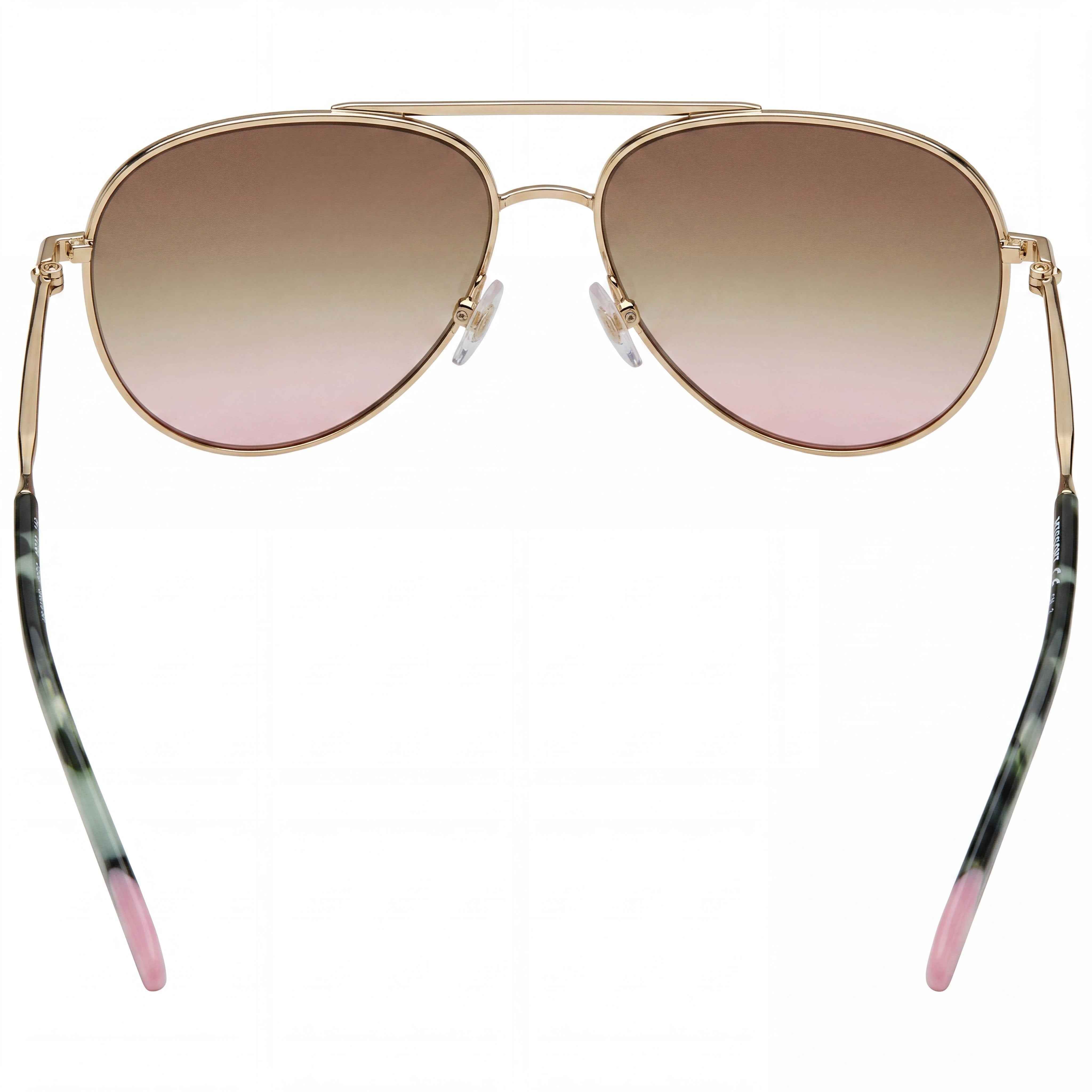 Missoni MIS 0120/S Aviador Mujer Acero Inoxidable Oro Marrón Cuerno 100% Protección UV Lentes de Policarbonato 60mm, Photo 4