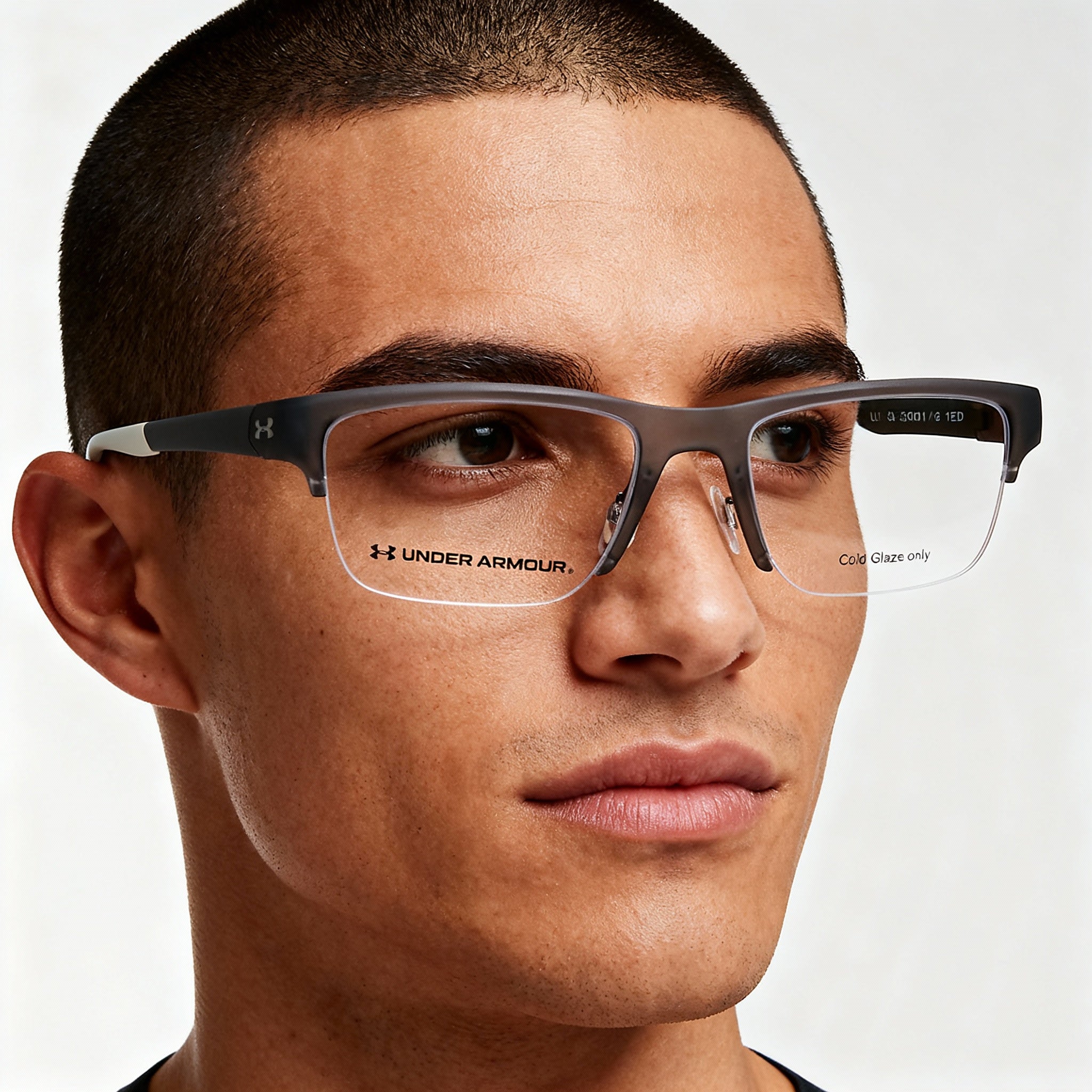 Under Armour UA 5001/G Unisex Green Propionate Frame Polycarbonate Lens Eyeglasses 53mm, Photo 5