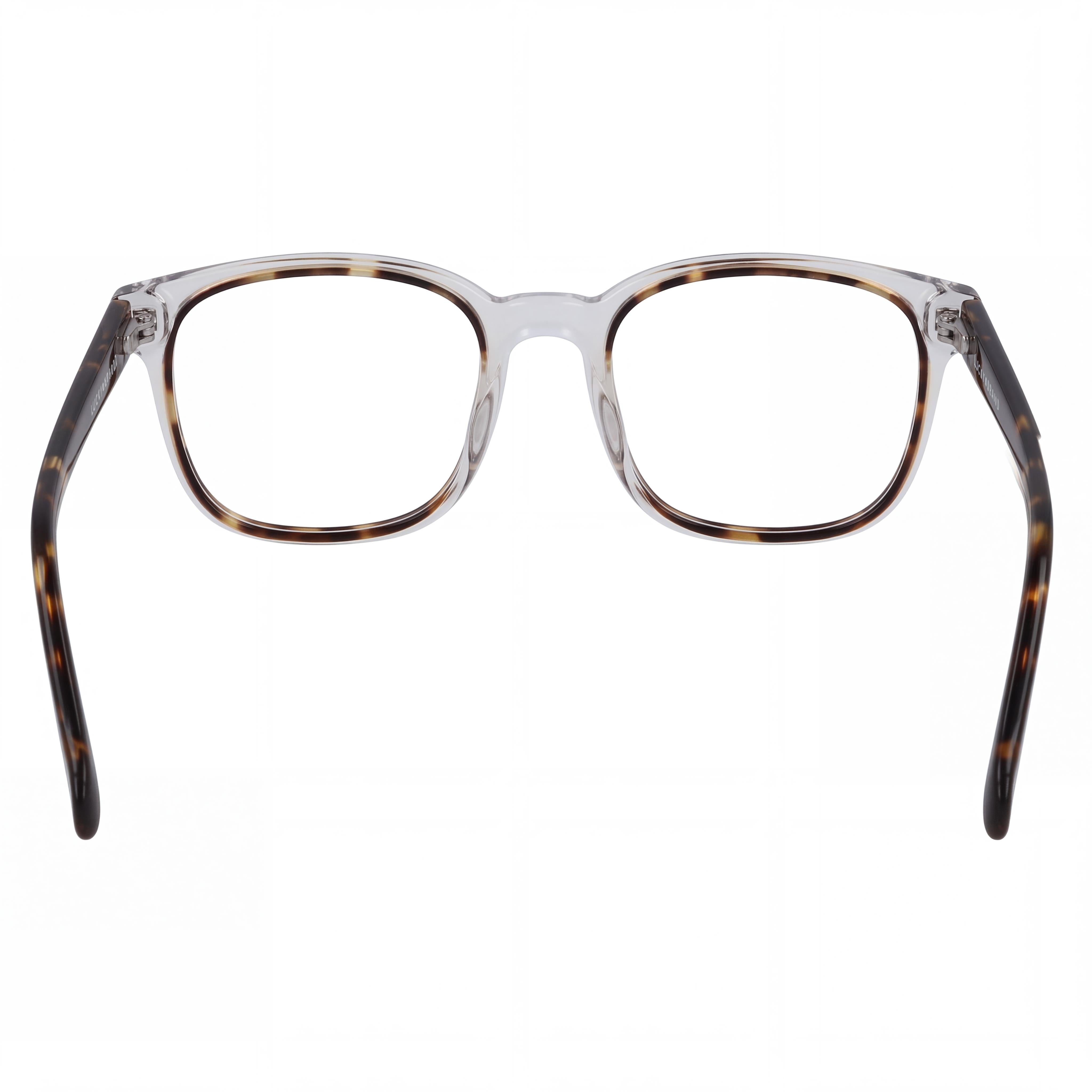 Lucky Brand D411 Women's Crystal Tortoise Plastic Frame Eyewear featuring Polarized Lenses, Size 53mm, Photo 3