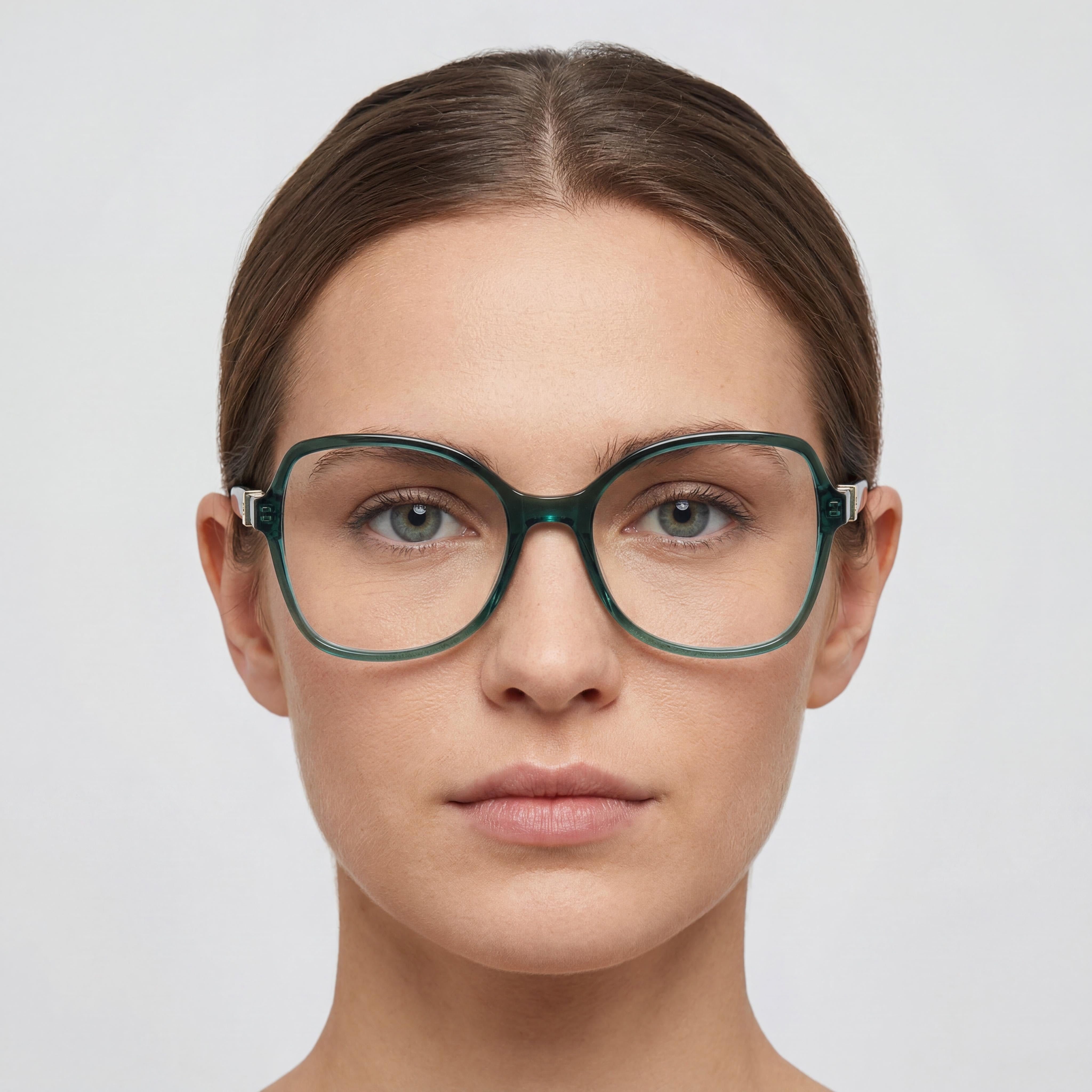 Carolina Herrera Modern Style Women's Eyewear, Green Frame and Green Lenses, 18mm Bridge, 145mm Temple Length, Photo 5