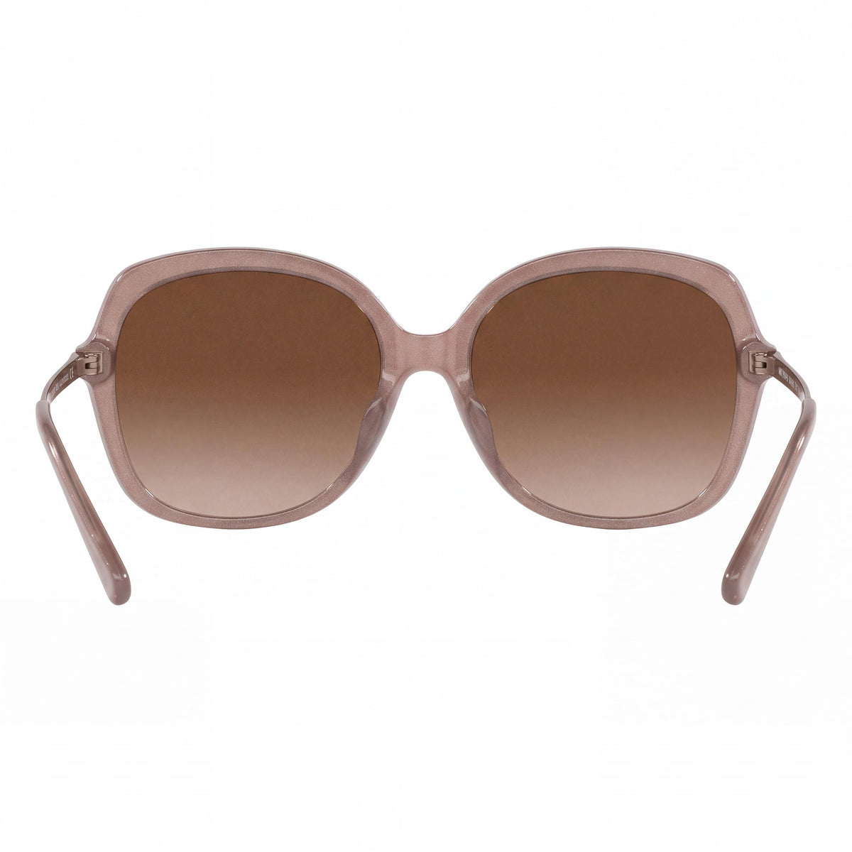Michael Kors Mk2149u Women's Square Plastic Sunglasses Blush Camel Pearlized Smoke Brown Gradient 56mm UV Protected, Photo 3